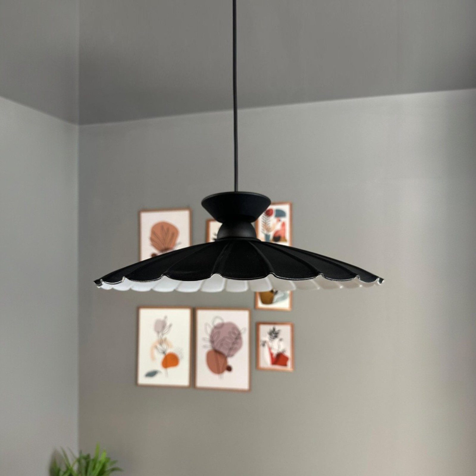 Bamyum Pendelleuchte Risso Teller Metall Modern Pendelleuchte, ohne Leuchtmittel