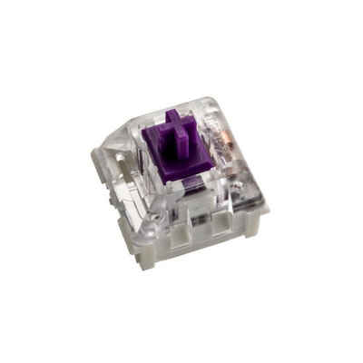 Glorious PC Gaming Race »Kailh Pro Purple Switches (120 Stück)« Tastensatz (Tastenschalter, 120 Stück, Taktil und leise, Mechanische Tastatur Schalter, lila)