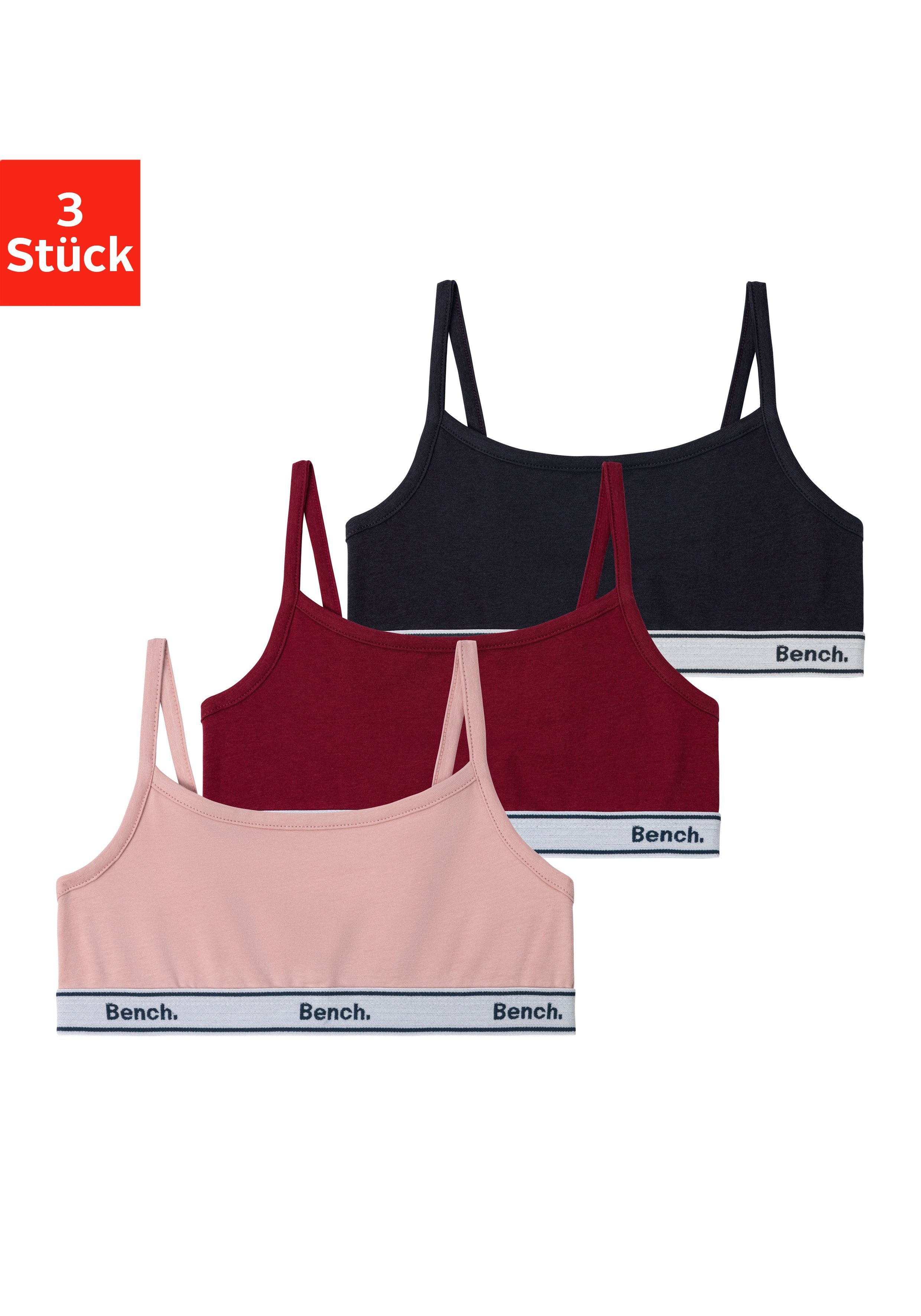 Bench. Bustier (Packung, 3-tlg) mit verstellbaren Trägern