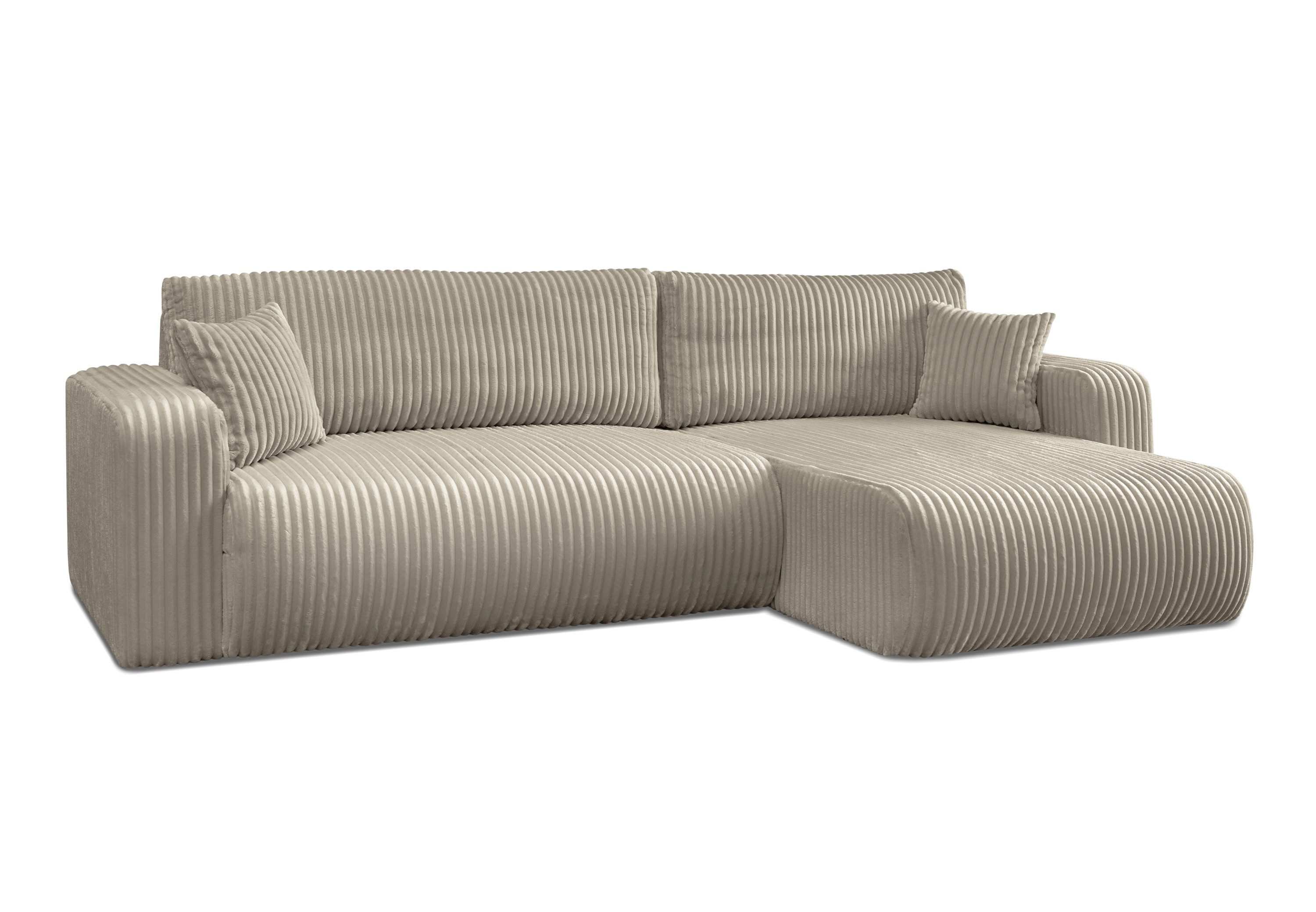 Lookway Ecksofa PRESTIGE SOFT mit Schlaffunktion und Bettkasten, Breite: 277 cm, Seite universal