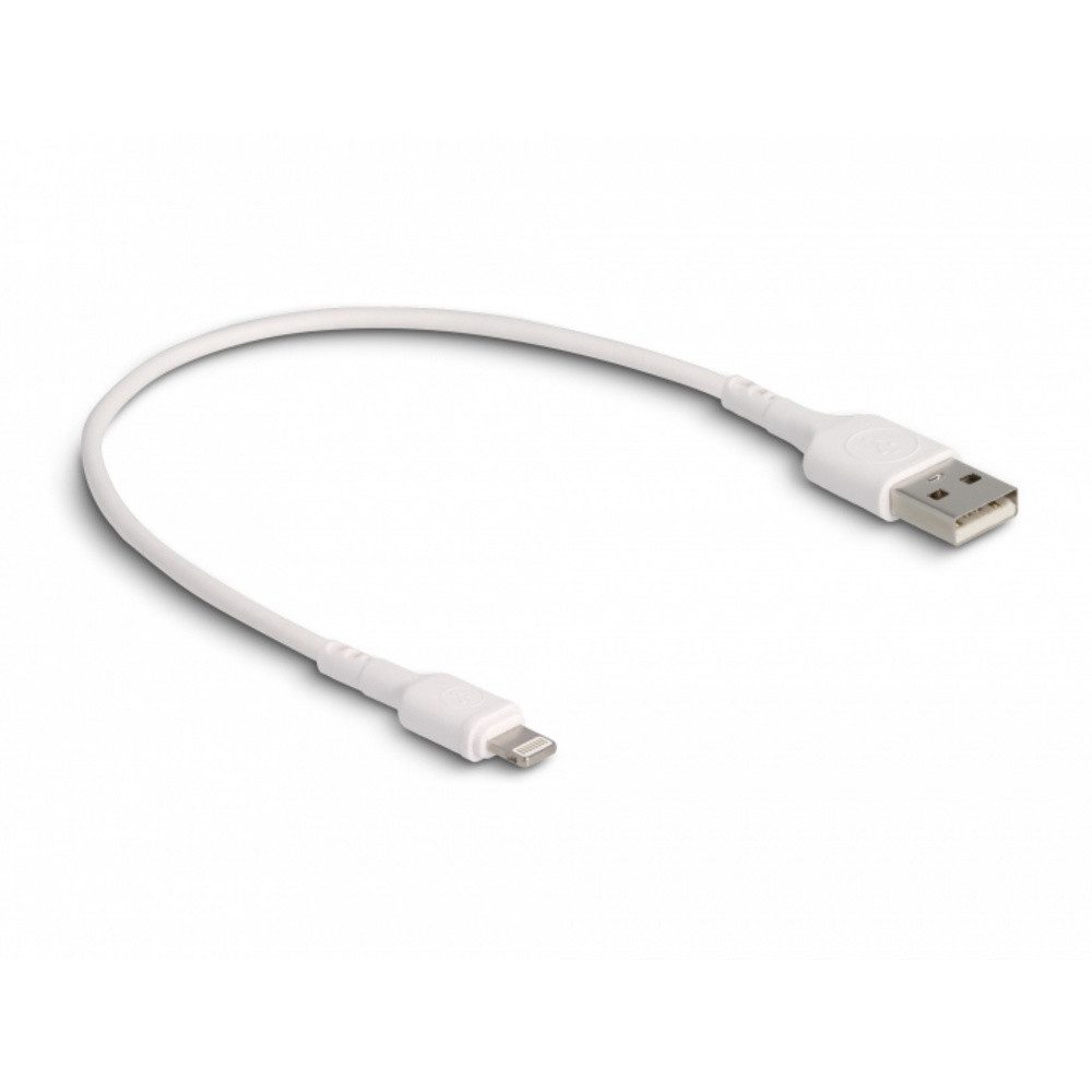 Delock Delock USB-Ladekabel USB 2.0 Apple Lightning Stecker, USB-A Stecker 0 USB-Kabel, (30.00 cm)