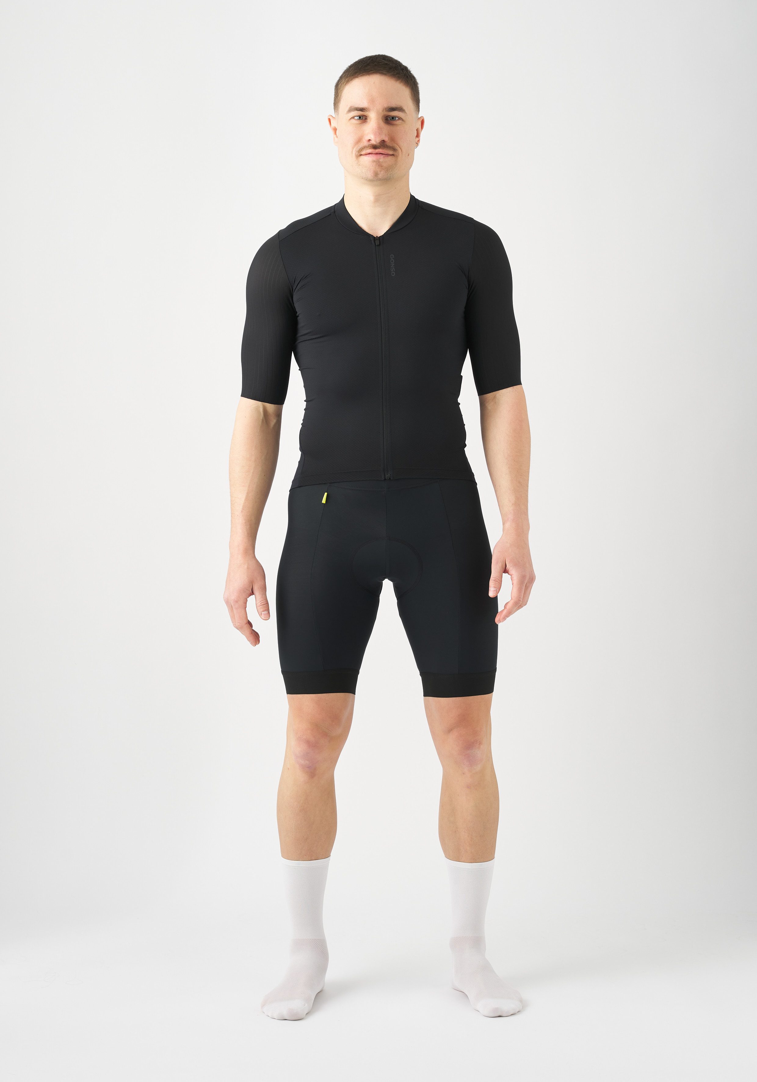Gonso Fahrradhose Cancun kurze Herren Radlerhose mit Sitzpolster, strapazierfähige Radhose