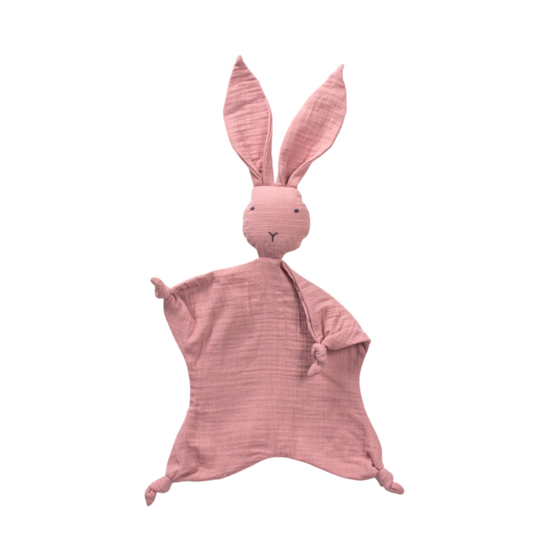 Bebekevi Schmusetuch Schmusetuch Hase aus Musselin, 2-lagig, Kuschel- & Schlafbegleiter