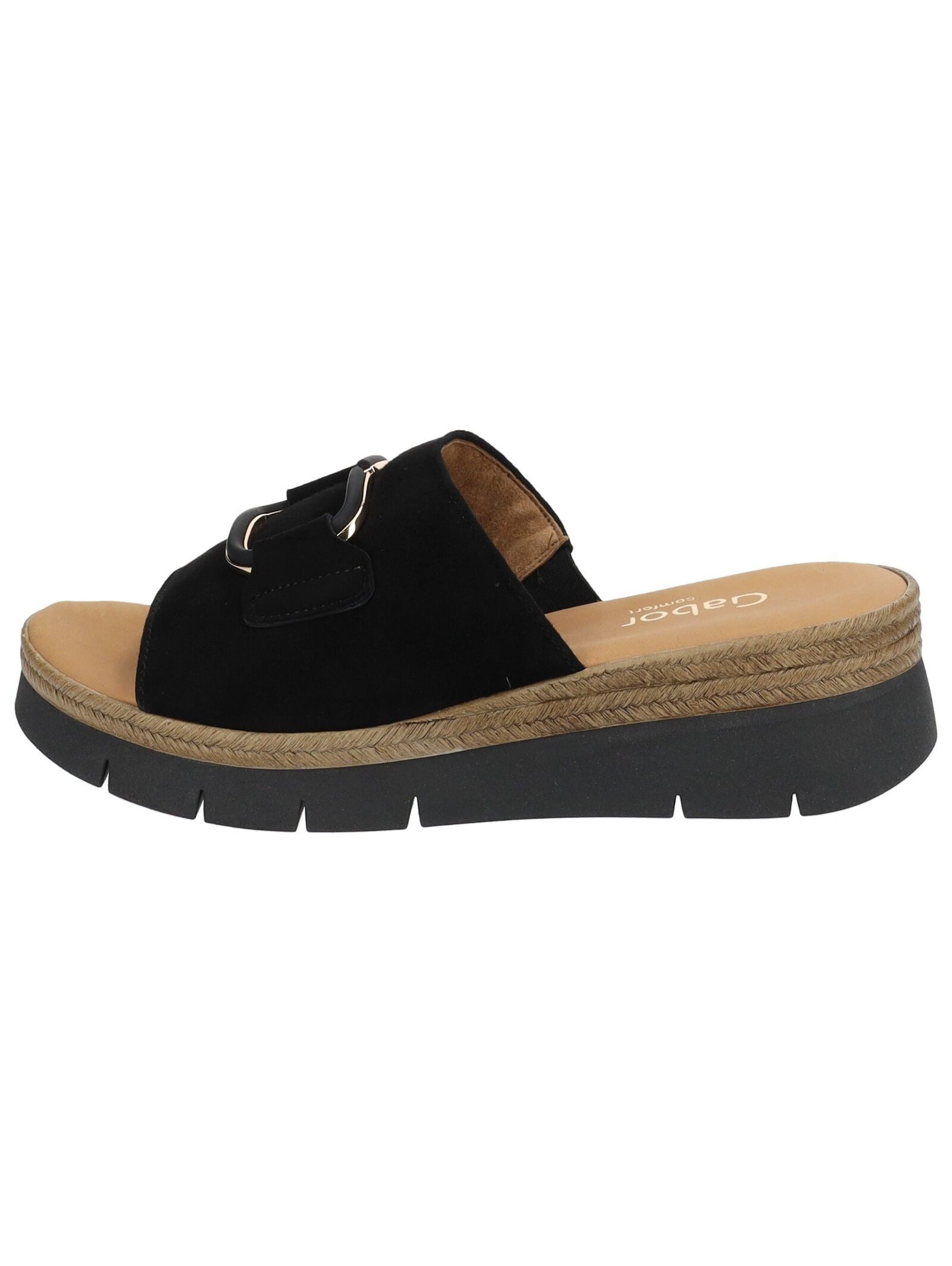Gabor Pantoletten Veloursleder Pantolette günstig online kaufen