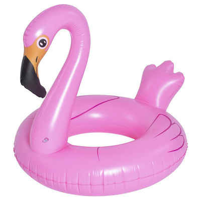 Schwimmsitz Schwimmring Schwimmreifen Pink FLAMINGO Pool Stand Party 120cm/90cm 
