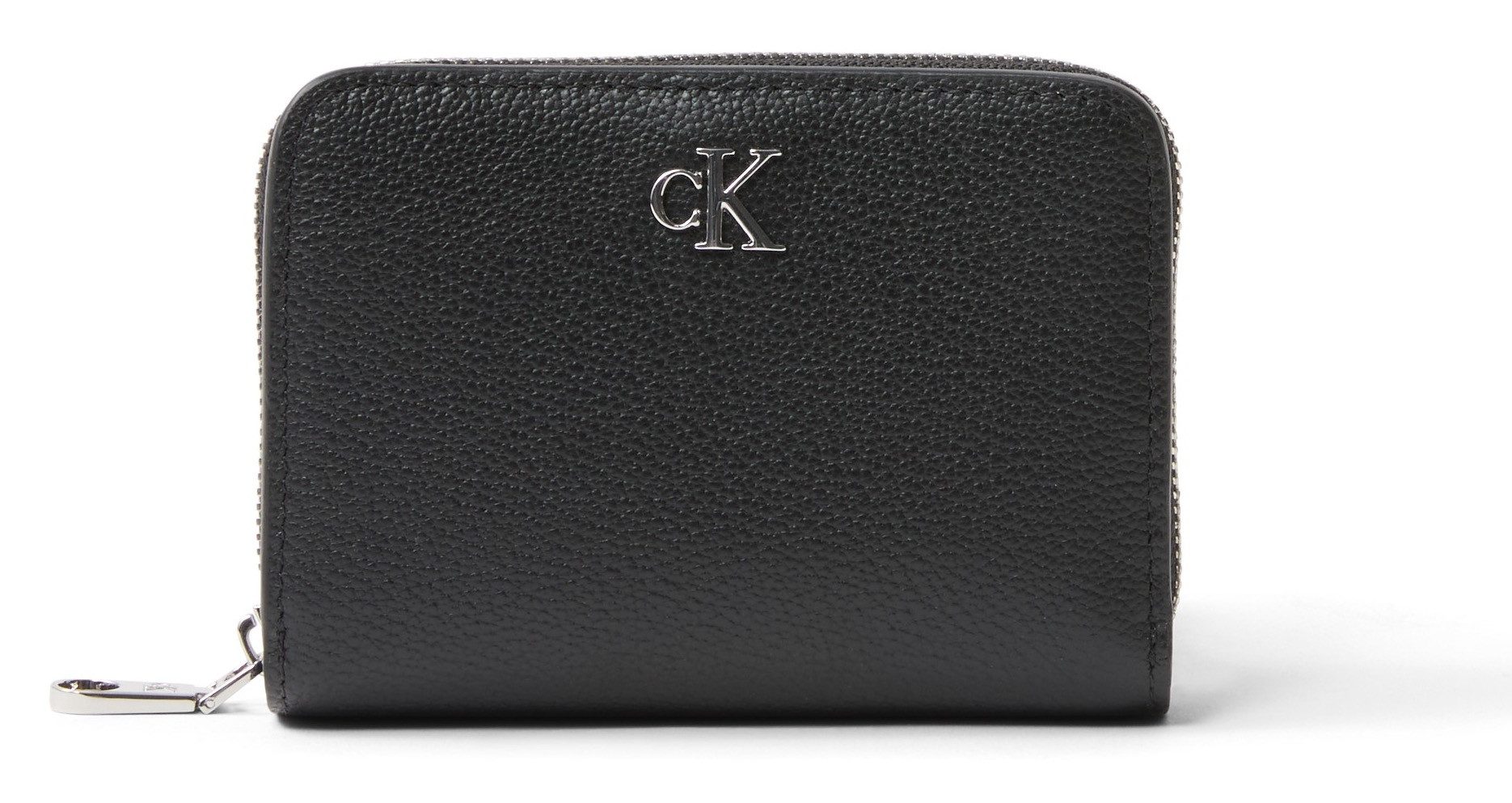 Calvin Klein Jeans Geldbörse MNML MNGRM LTHR MD F, Damen Geldbeutel, Portemonnaie mit CK-Logoemblem
