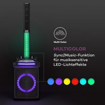 Auna Clubmaster Tube Portable-Lautsprecher (Bluetooth, 150 W)