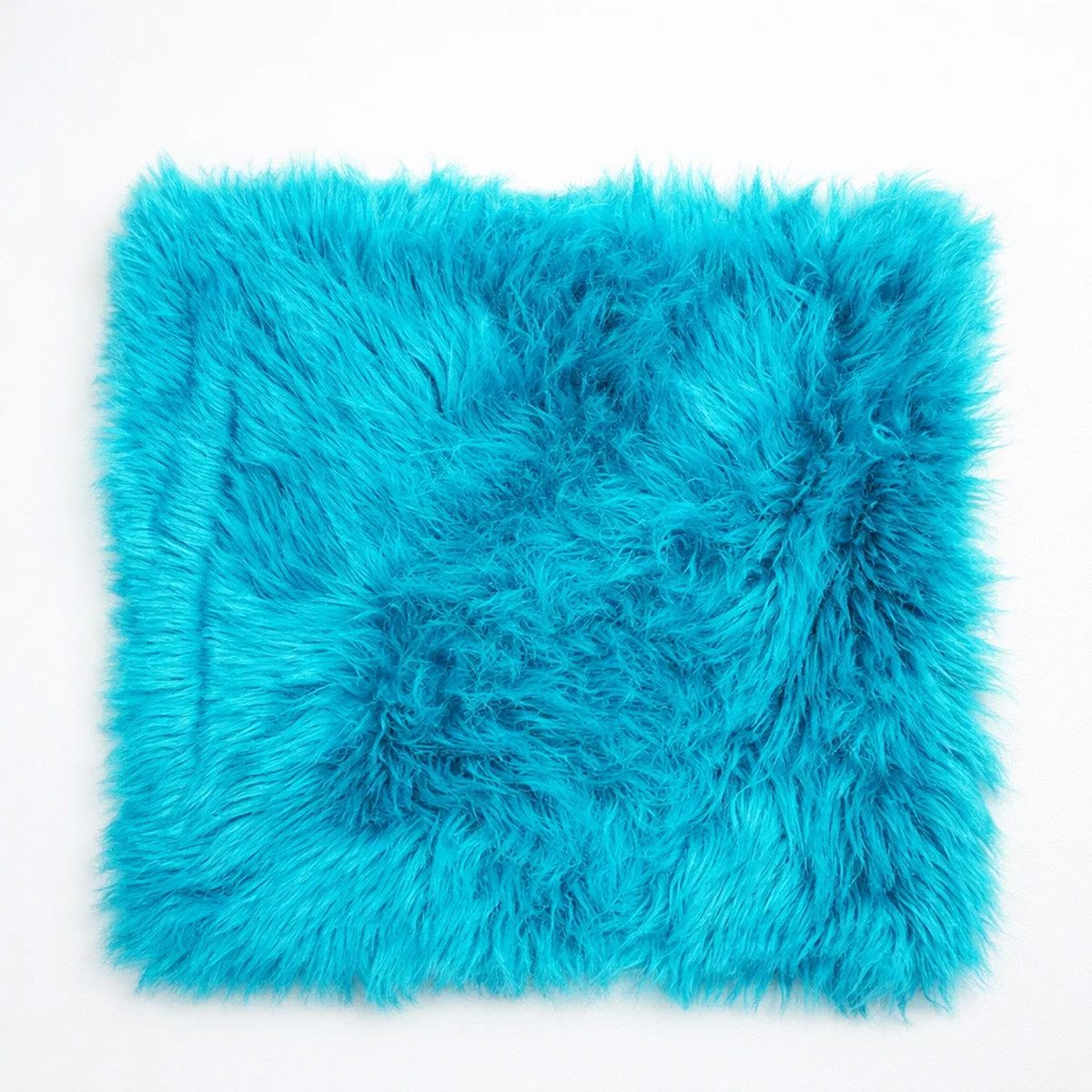 Provellus Sitzkissen Vegane Sitzauflage 40x40 cm Felloptik weich & waschbar