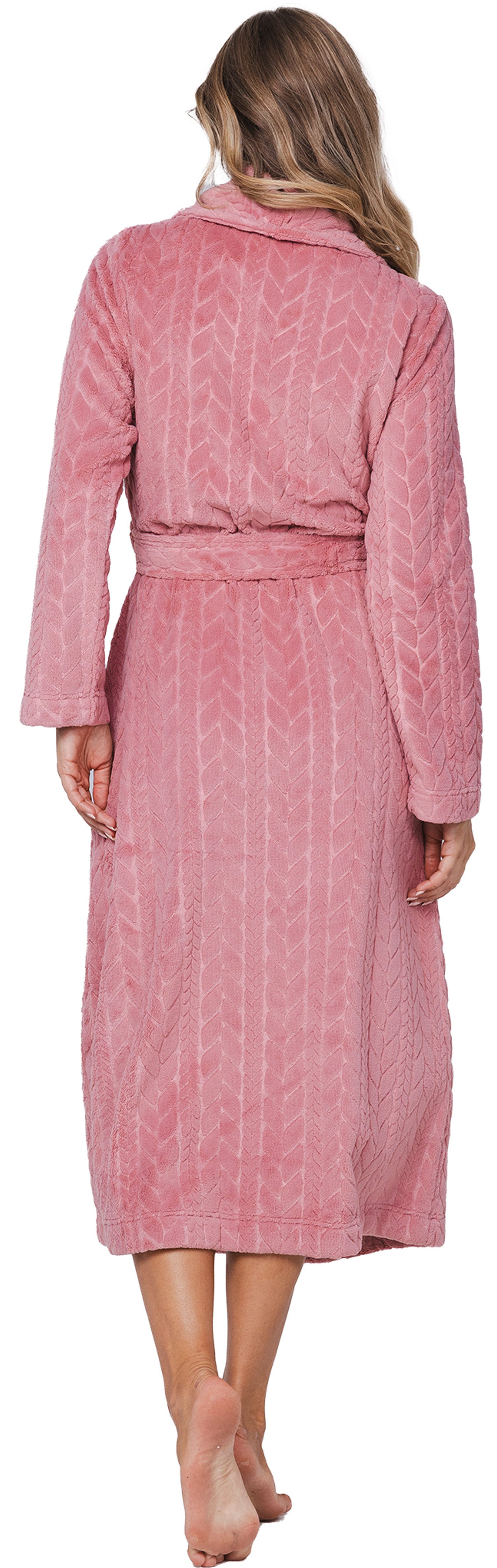 Pastunette Damenbademantel Damen Morgenmantel lang, lang, Polyester, Schalk günstig online kaufen