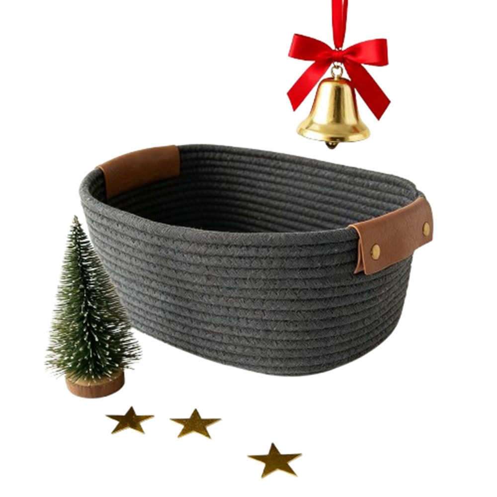 CLTYQ Aufbewahrungskorb Aufbewahrungskorb Geflochten,Kinderzimmer, Badezimm günstig online kaufen