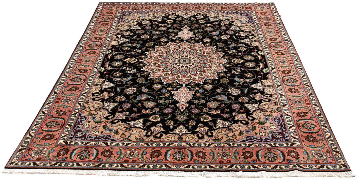 Wollteppich Täbriz - 50 Raj Medaillon Marrone 288 x 199 cm, morgenland, rechteckig, Höhe: 8 mm, Unikat mit Zertifikat