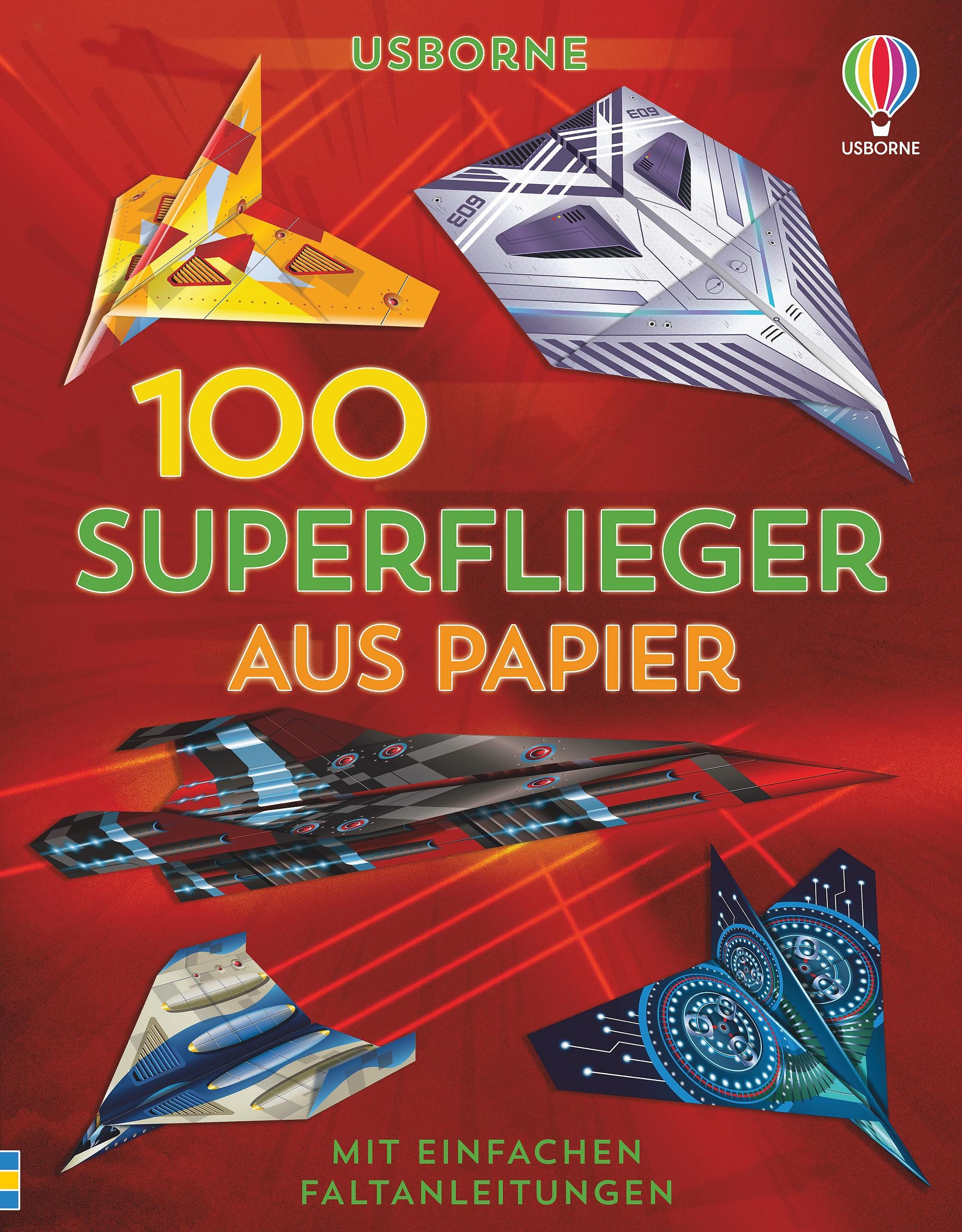 Usborne Verlag Poesiealbum 100 Superflieger aus Papier
