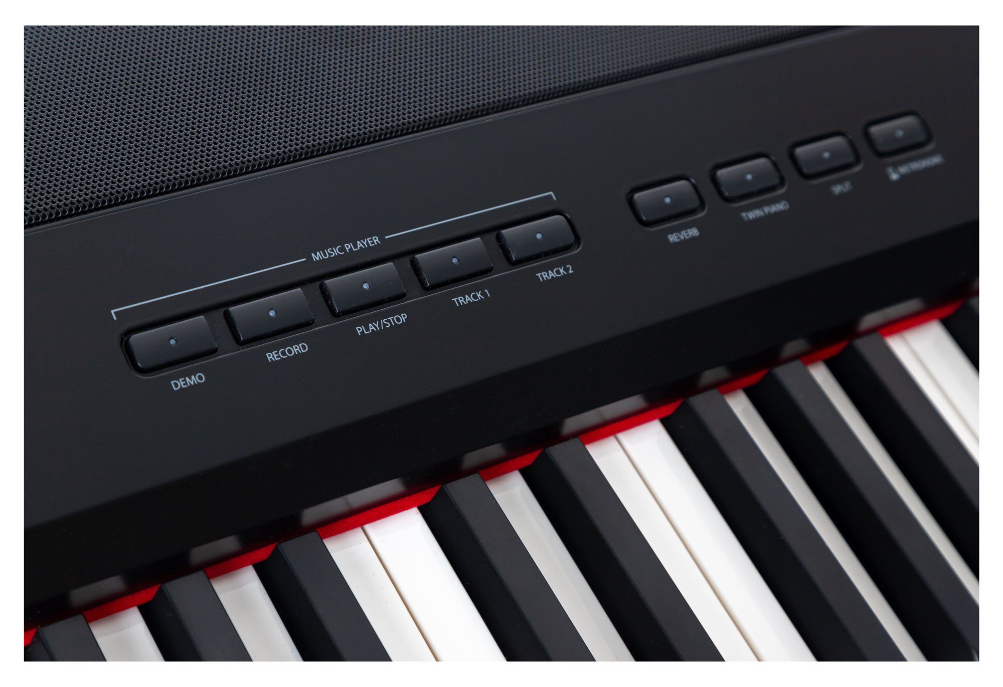 Steinmayer Stage-Piano P-60 Stagepiano 88 Tasten (Stage-Set, inkl. X-Keyboardständer, Kopfhörer & Schule), Klavier, Hammermechanik, 128-fach polyphon, Aufnahmefunktion