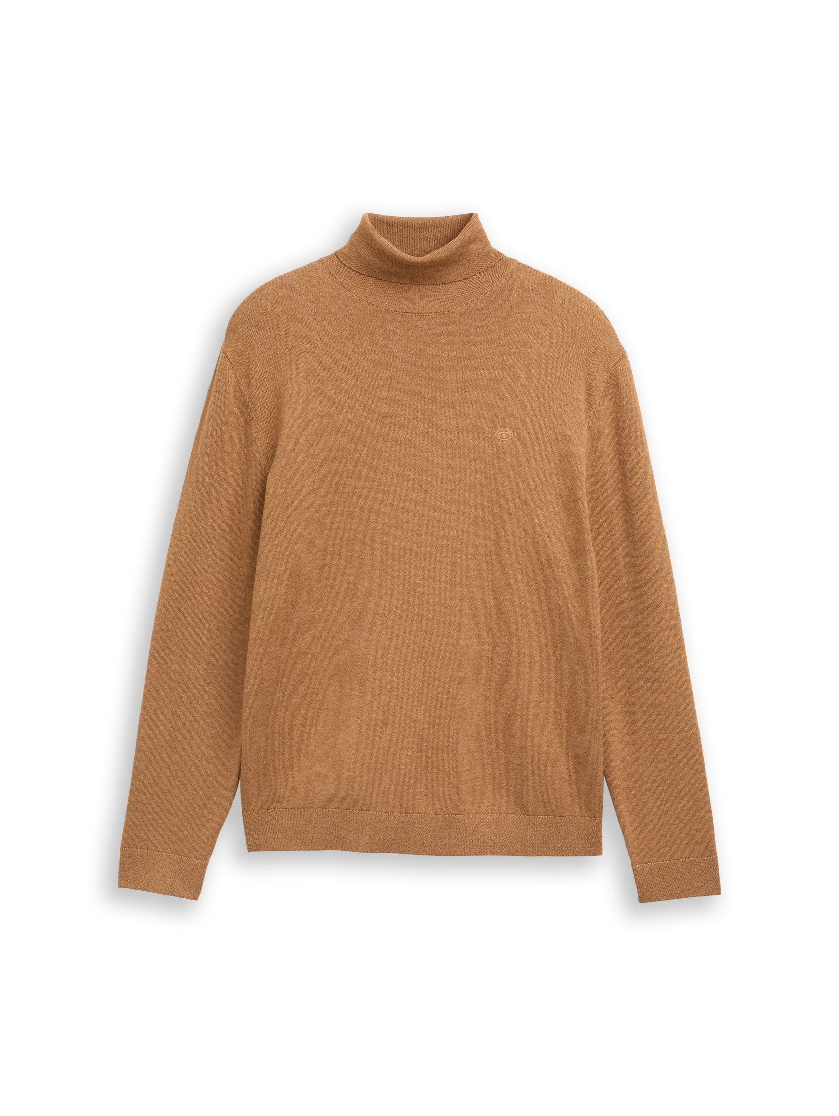 TOM TAILOR Strickpullover Rollkragenpullover aus Baumwolle günstig online kaufen