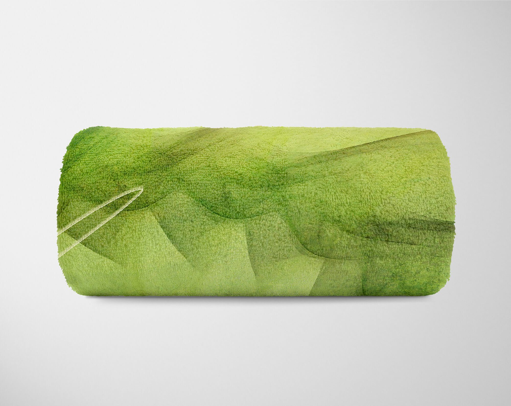 Sinus Baumwolle-Polyester-Mix Art Handtücher Handtuch abstrakten Kuscheldecke Strandhandtuch Motiv, Saunatuch (1-St), mit Handtuch Enigma