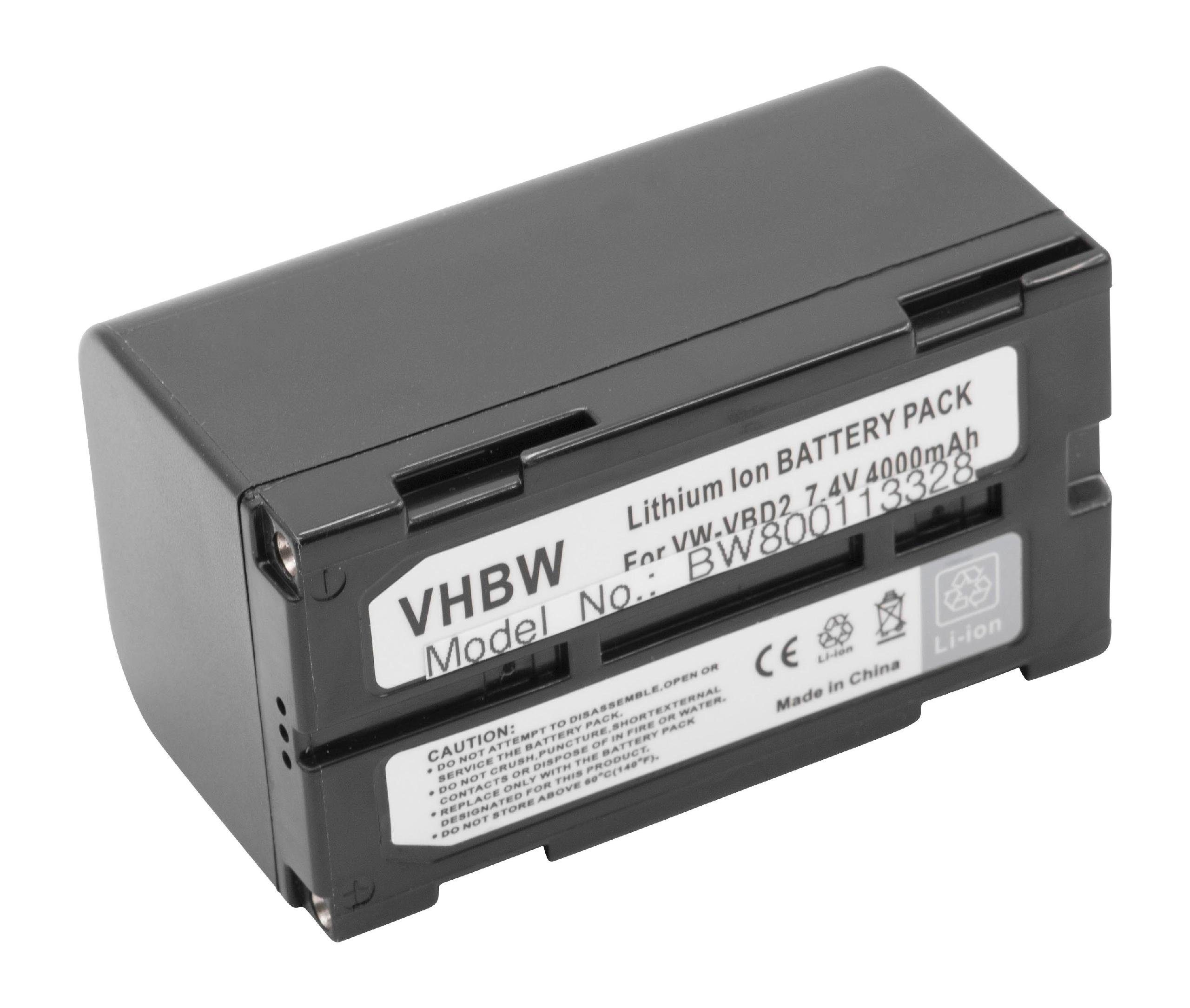 vhbw Kamera-Akku passend für (4000mAh, RCA Kompatibel mAh mit PRO-V742 CC-8251, Li-Ion) PRO-V730, 7,4V, 4000 Camcorder Digital