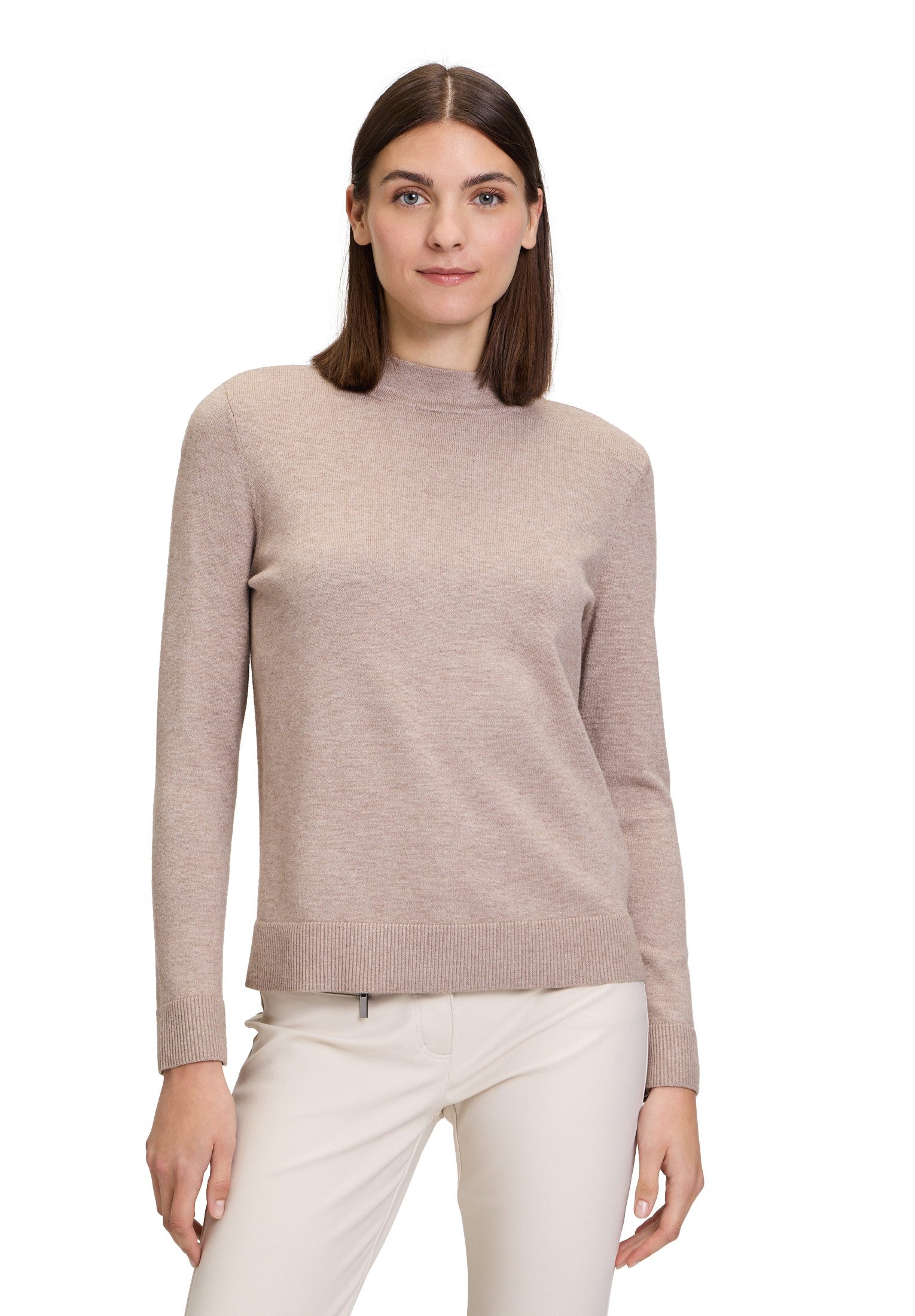 Strickpullover Betty Barclay Damen Basic-Strickpullover mit Stehkragen