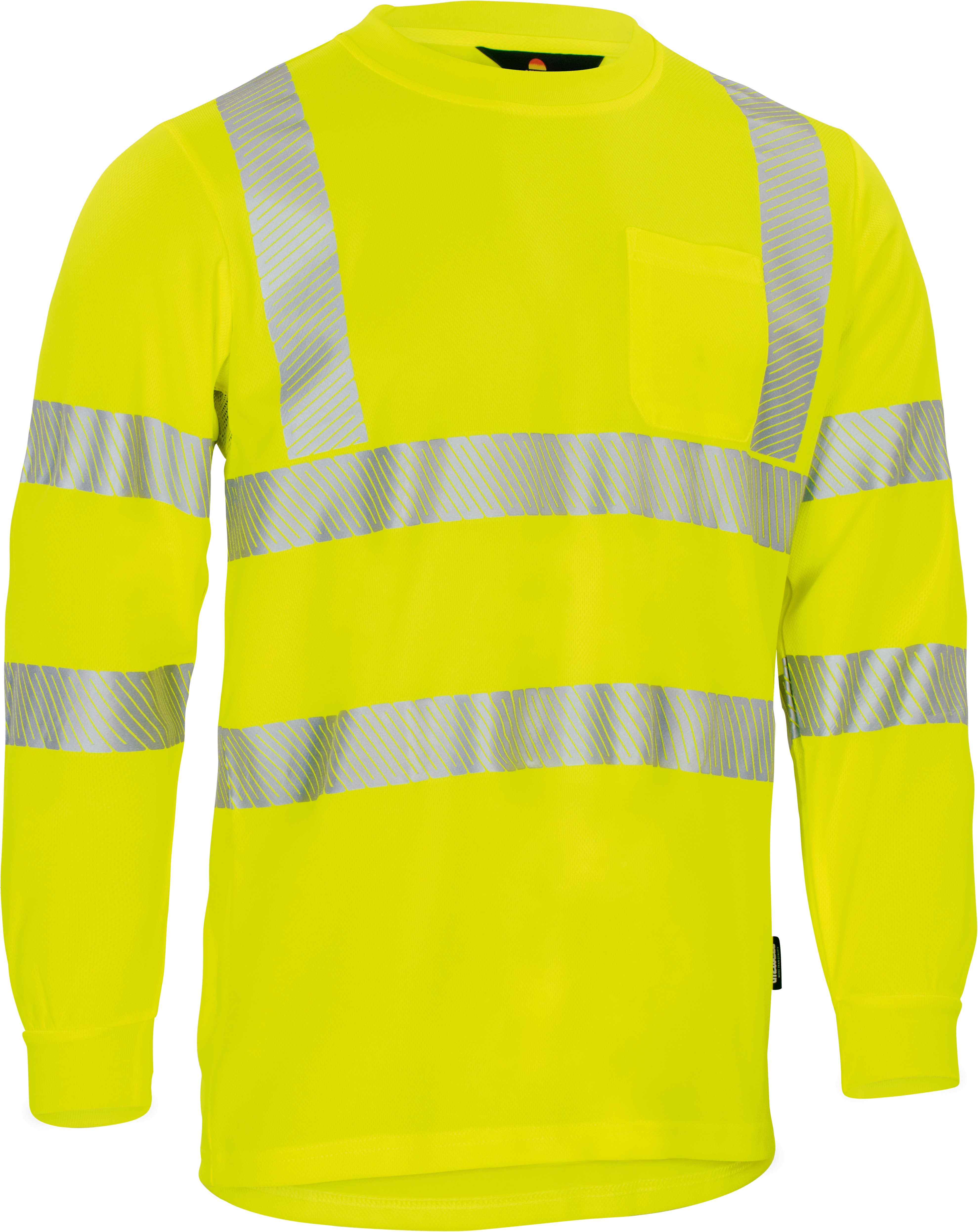 vizwell Langarmshirt Warnschutz Langarm-Shirt mit UV Schutz und Coolpass sehr strapazierfähig und schnell trocknend – Bild 4 von 5