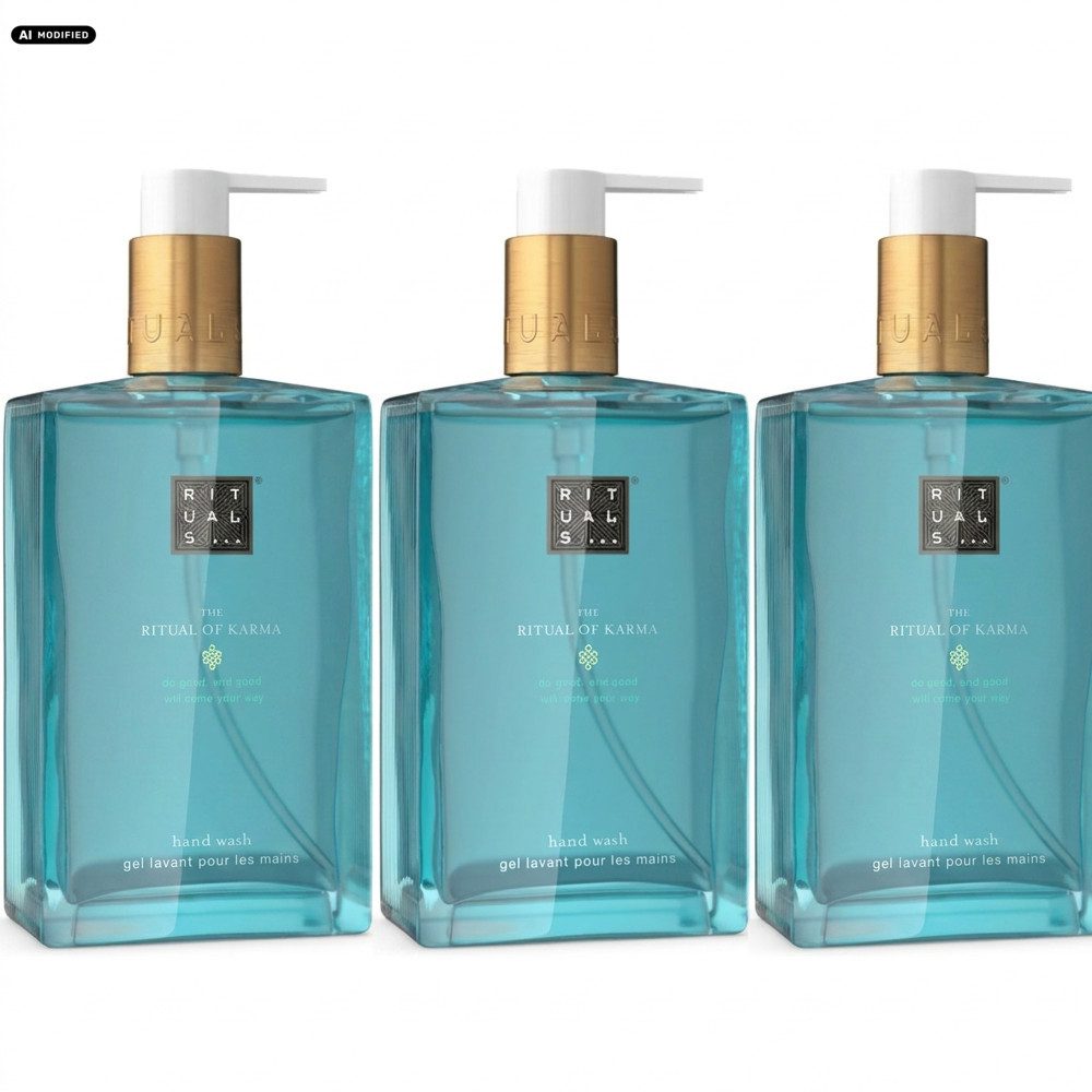 Rituals Flüssigseife Rituals The Ritual Of Karma Hand Wash 3er Set, 1-tlg., Vorratspack mit drei Handseifen im Set