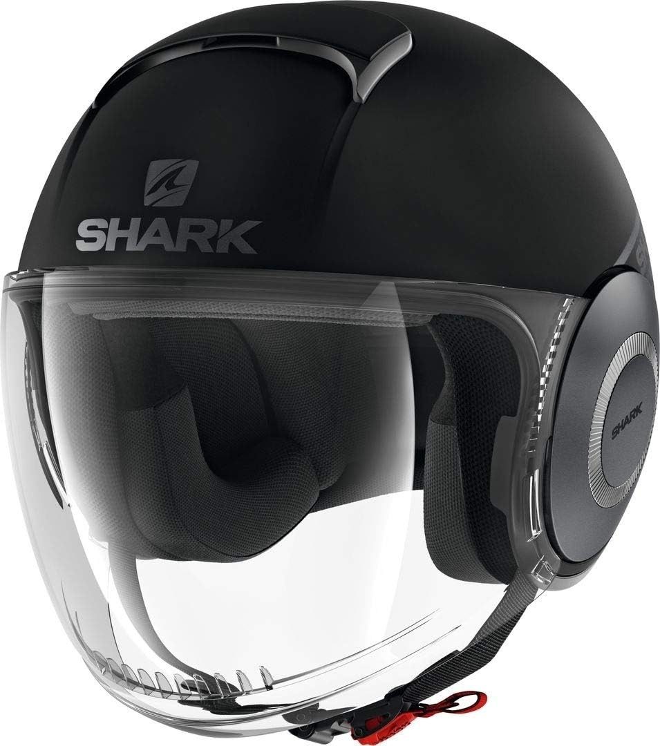 SHARK HELMETS Motorradhelm Shark MICRO Street, Black Matt, Gr. S