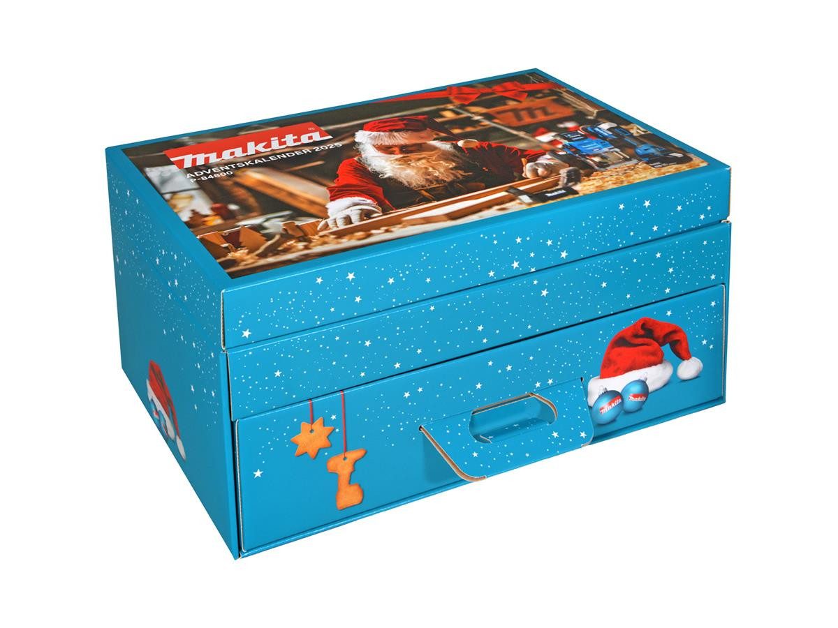 Makita Adventskalender 2025 (78-tlg), Kalender mit hochwertigem Markenwerkzeug