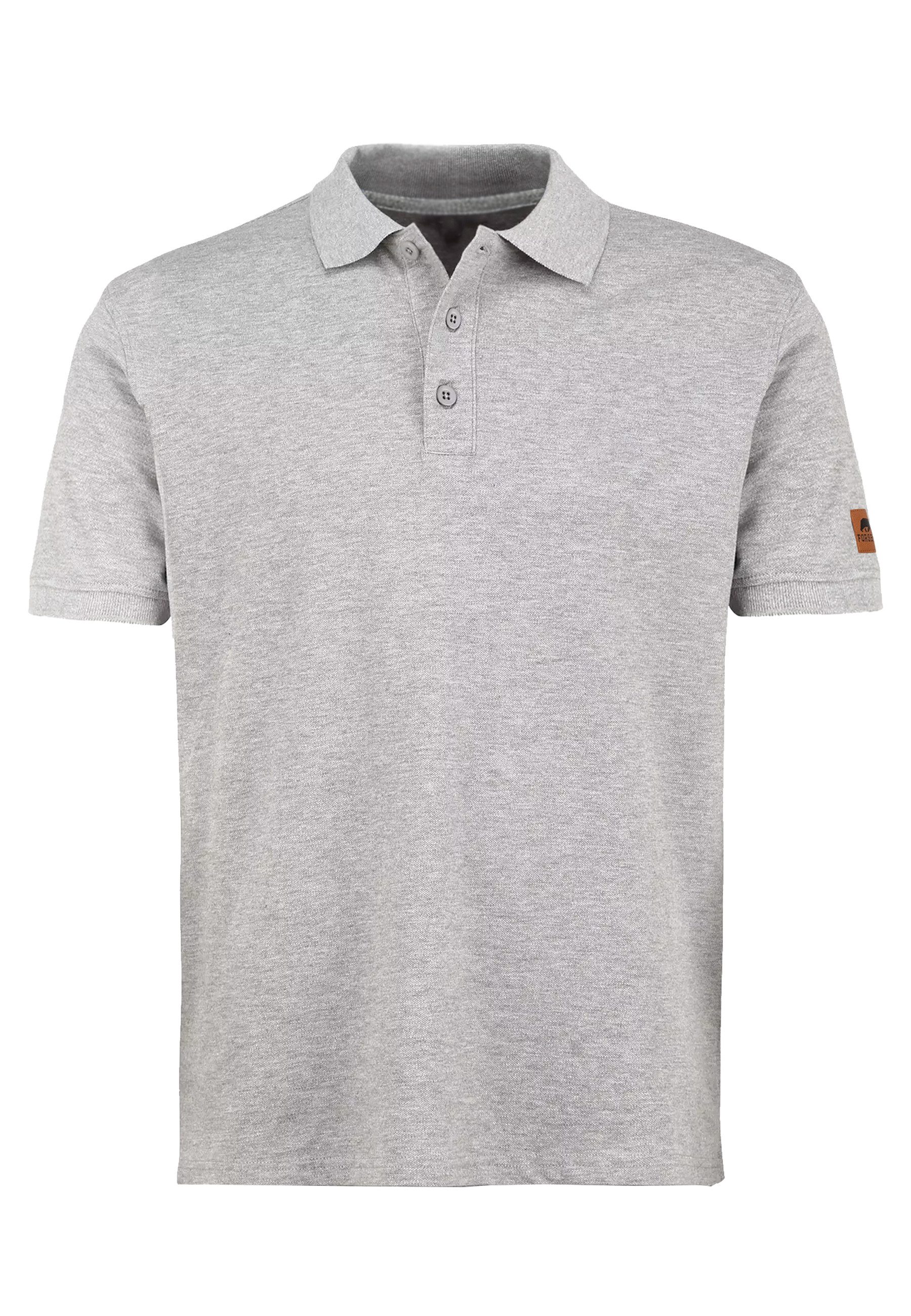 FORSBERG Poloshirt mit Knopfleiste
