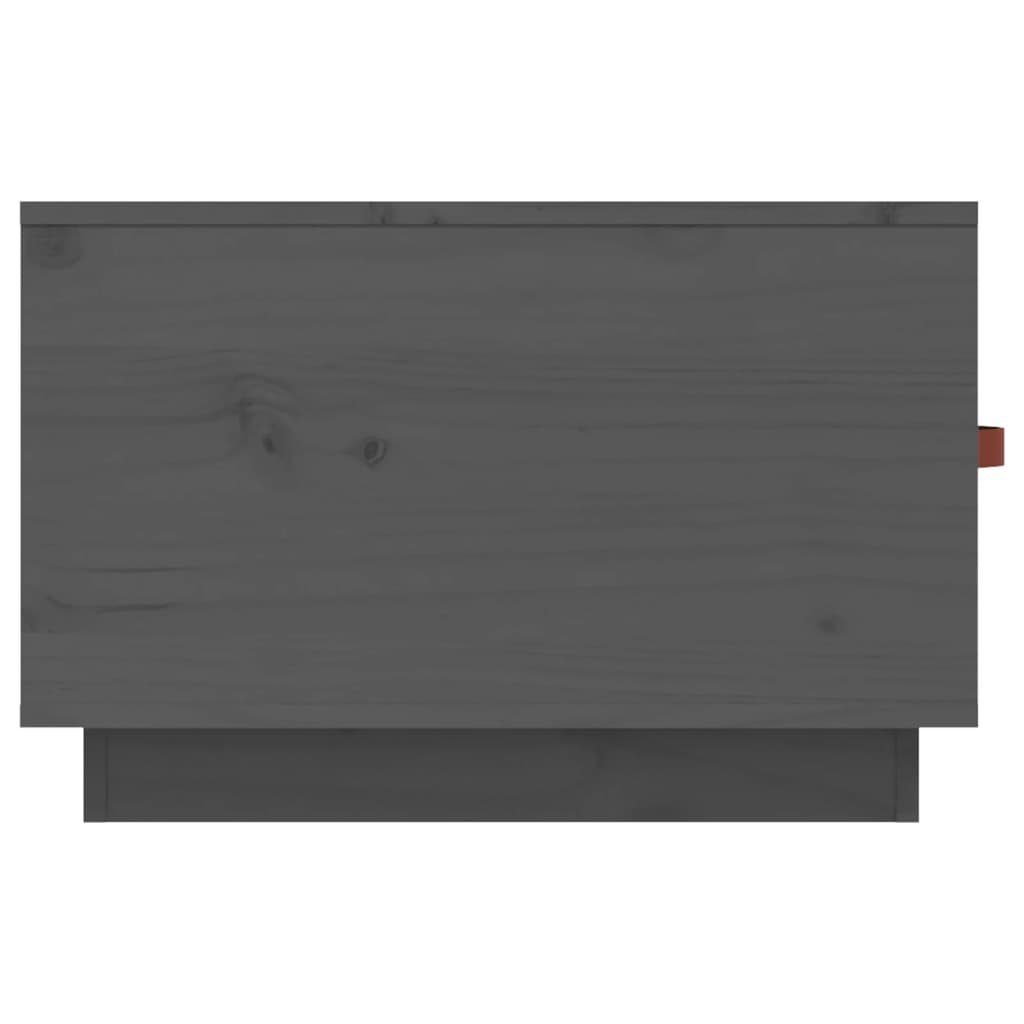 vidaXL Couchtisch Couchtisch Grau Massivholz Grau | cm Grau (1-St) 60x53x35 Kiefer