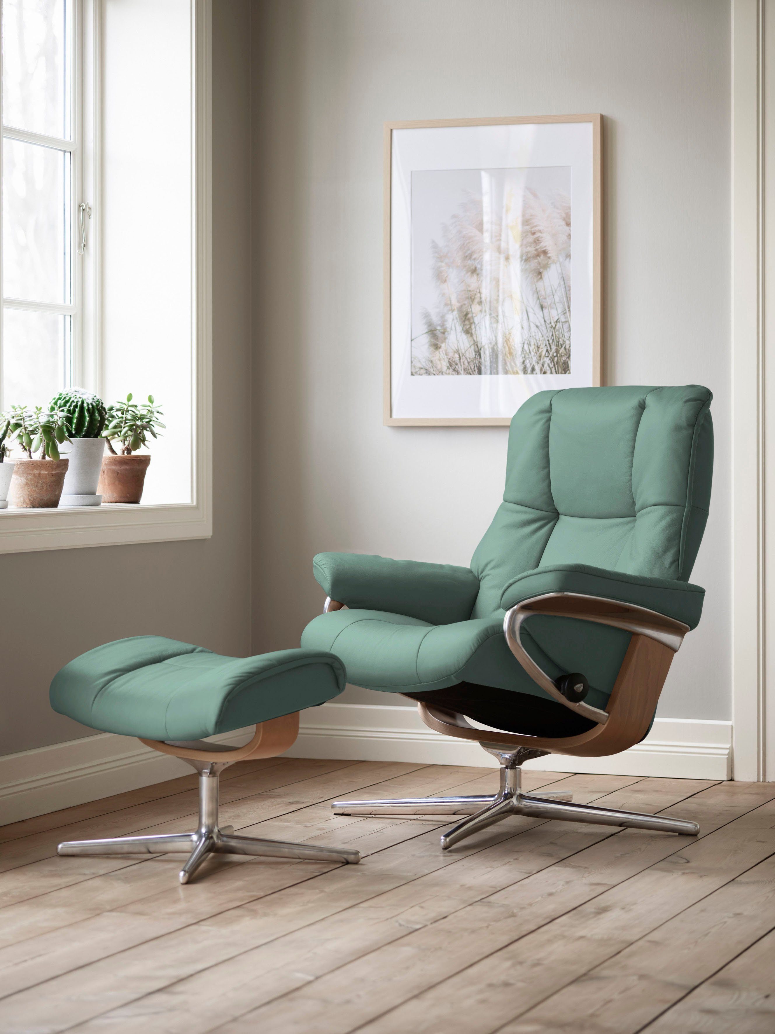 Stressless® Relaxsessel Mayfair, mit Cross Base, Größe S, M & L, Holzakzent Eiche