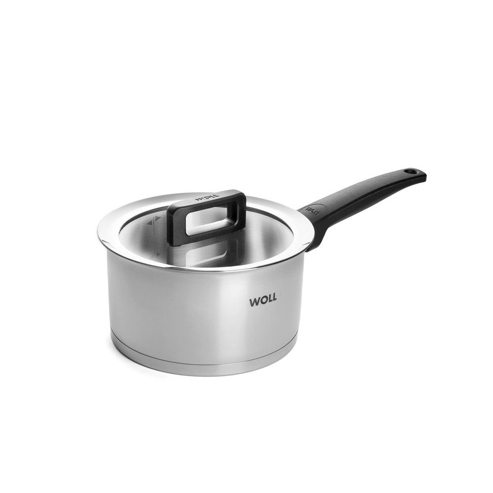 WOLL MADE IN GERMANY Kochtopf Woll Concept Stieltopf mit Deckel, Edelstahl 18/10, Induktionsgeeignet