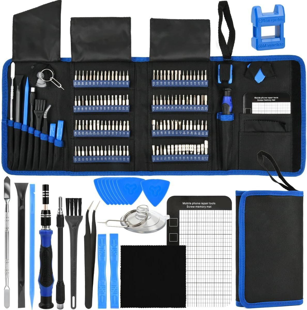 FELIXLEO Bit-Schraubendreher 142 in 1 Präzisionsschraubendreher Set Präzisionsschraubendreher mit, (1 St)