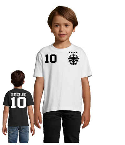 Blondie & Brownie T-Shirt Kinder Deutschland Germany Sport Trikot Fußball Meister EM