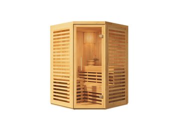 FinnTherm Sauna Innensauna Svala, Braun