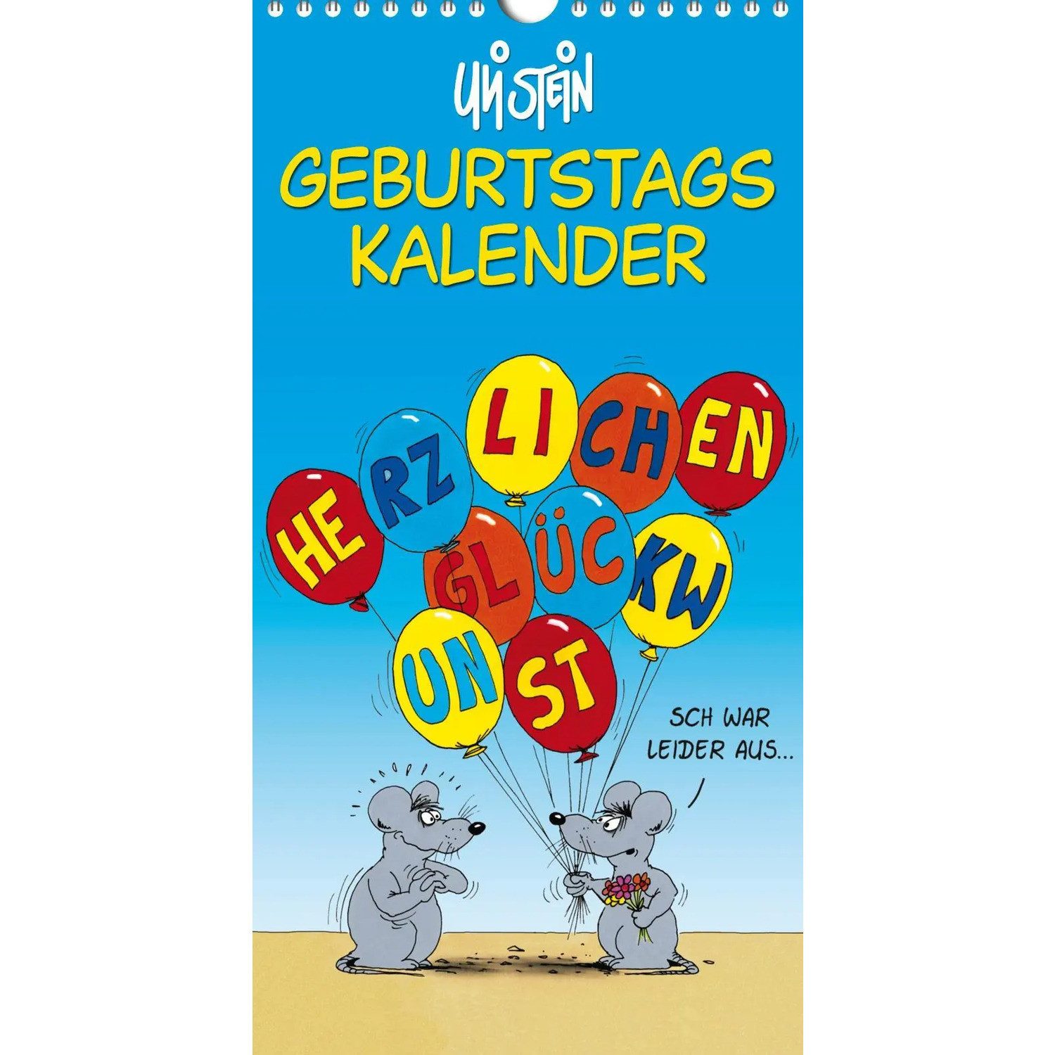 Lappan Verlag Wandkalender Uli Stein Geburtstagskalender 2026: Wandkalender