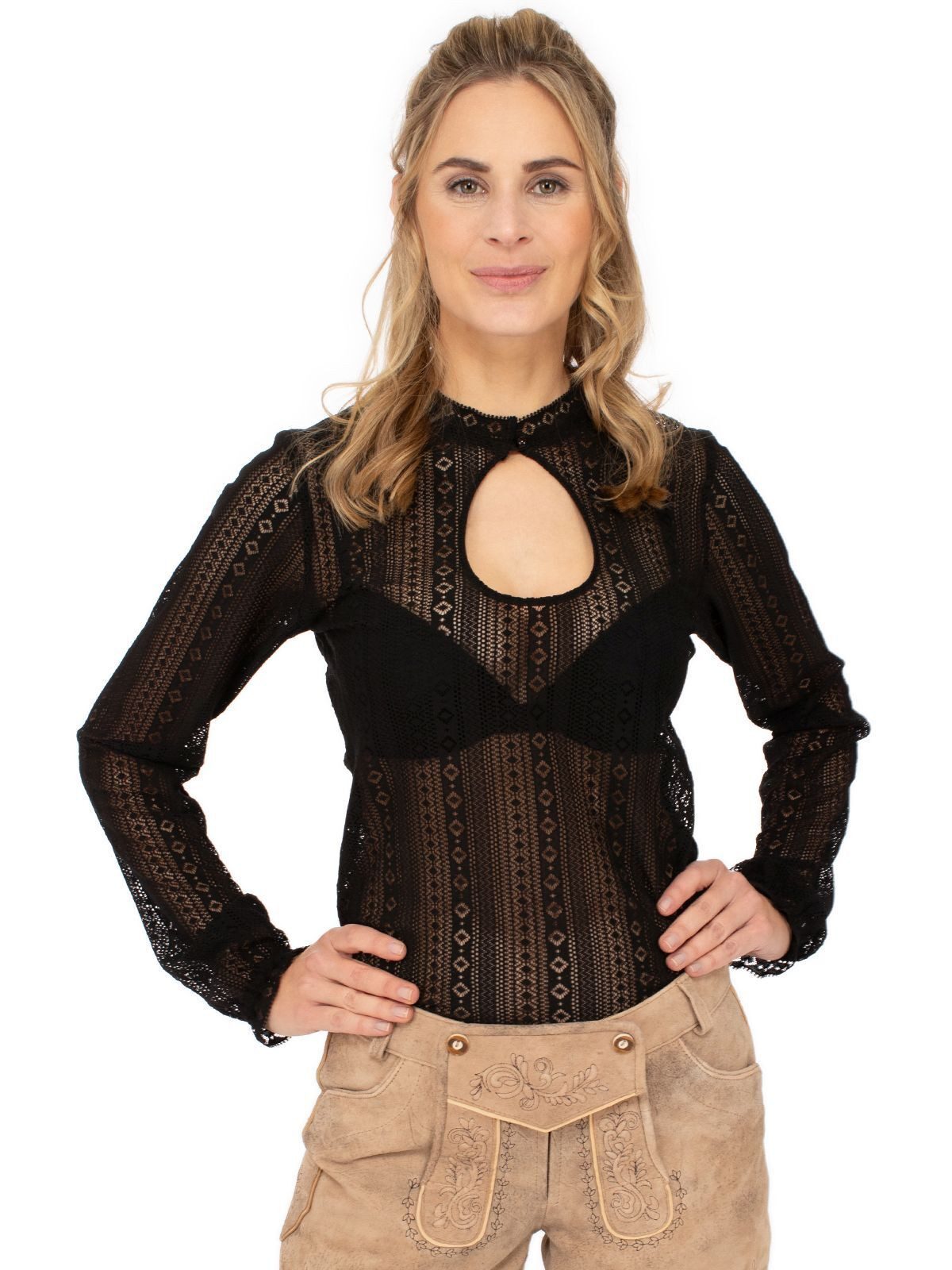 Gipfelstürmer Trachtenbluse 450000-4331 (1-tlg) günstig online kaufen