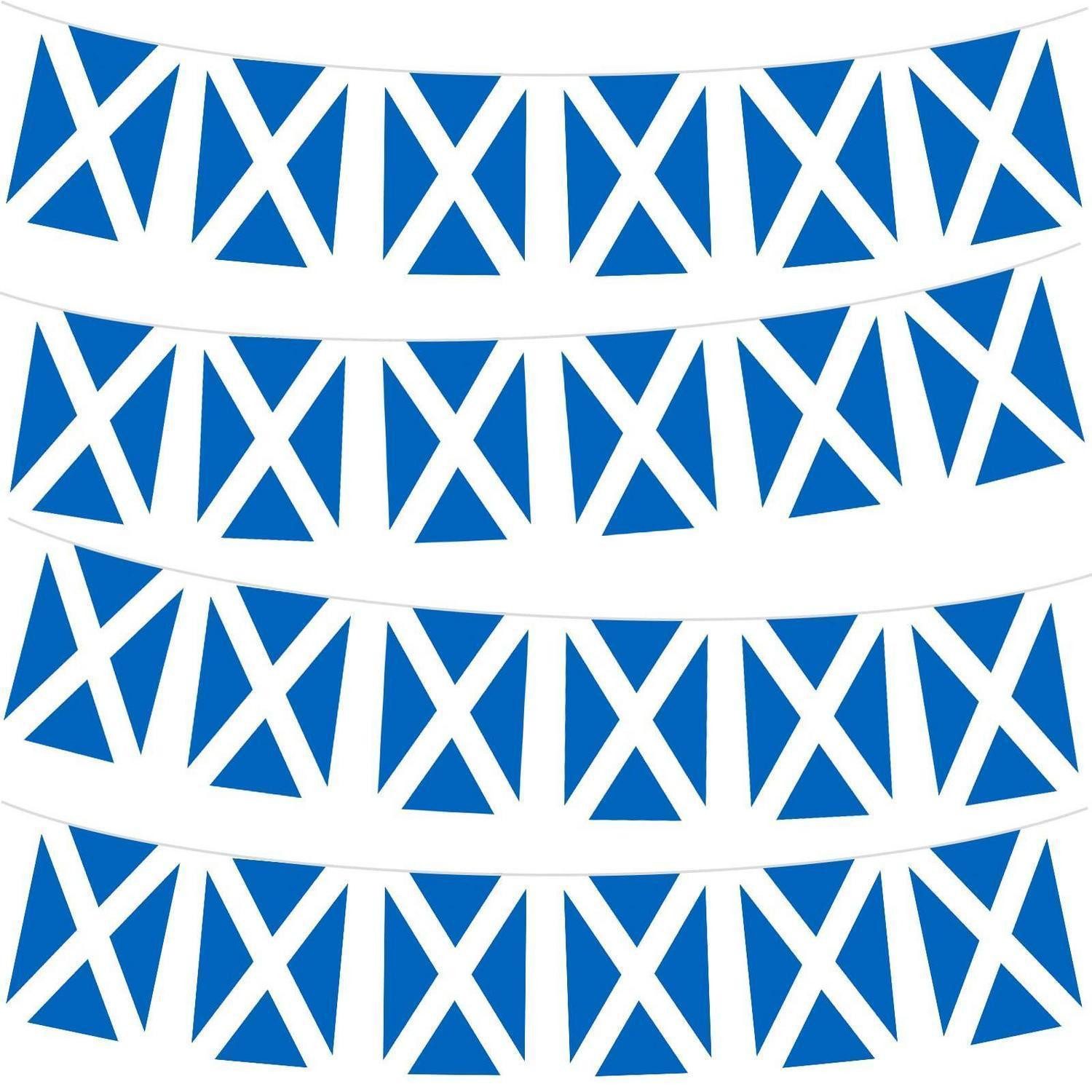 LuxusKollektion Flagge Girlande Schottland 30 Flaggen 10m