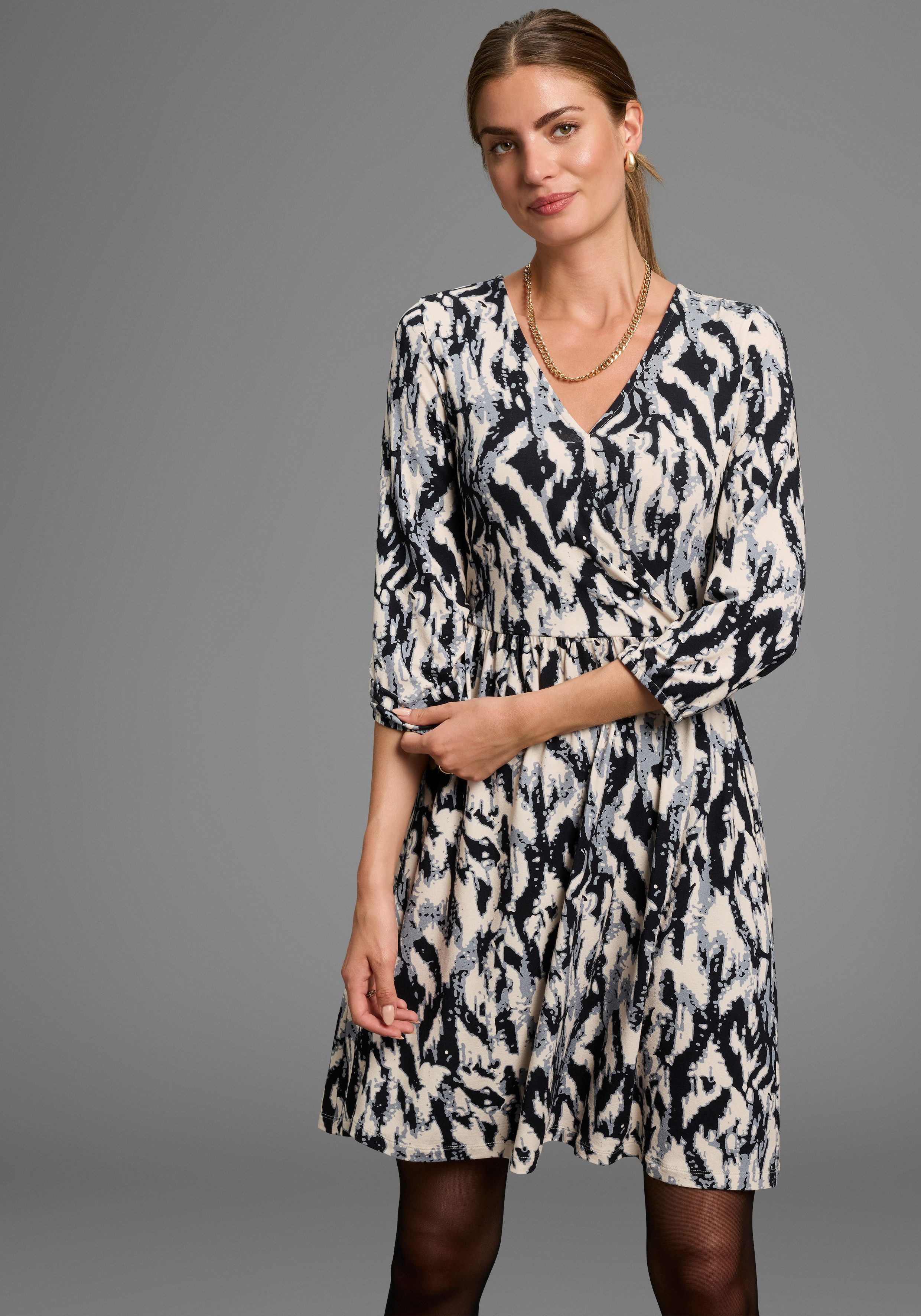 Laura Scott Jerseykleid mit modischem Muster günstig online kaufen