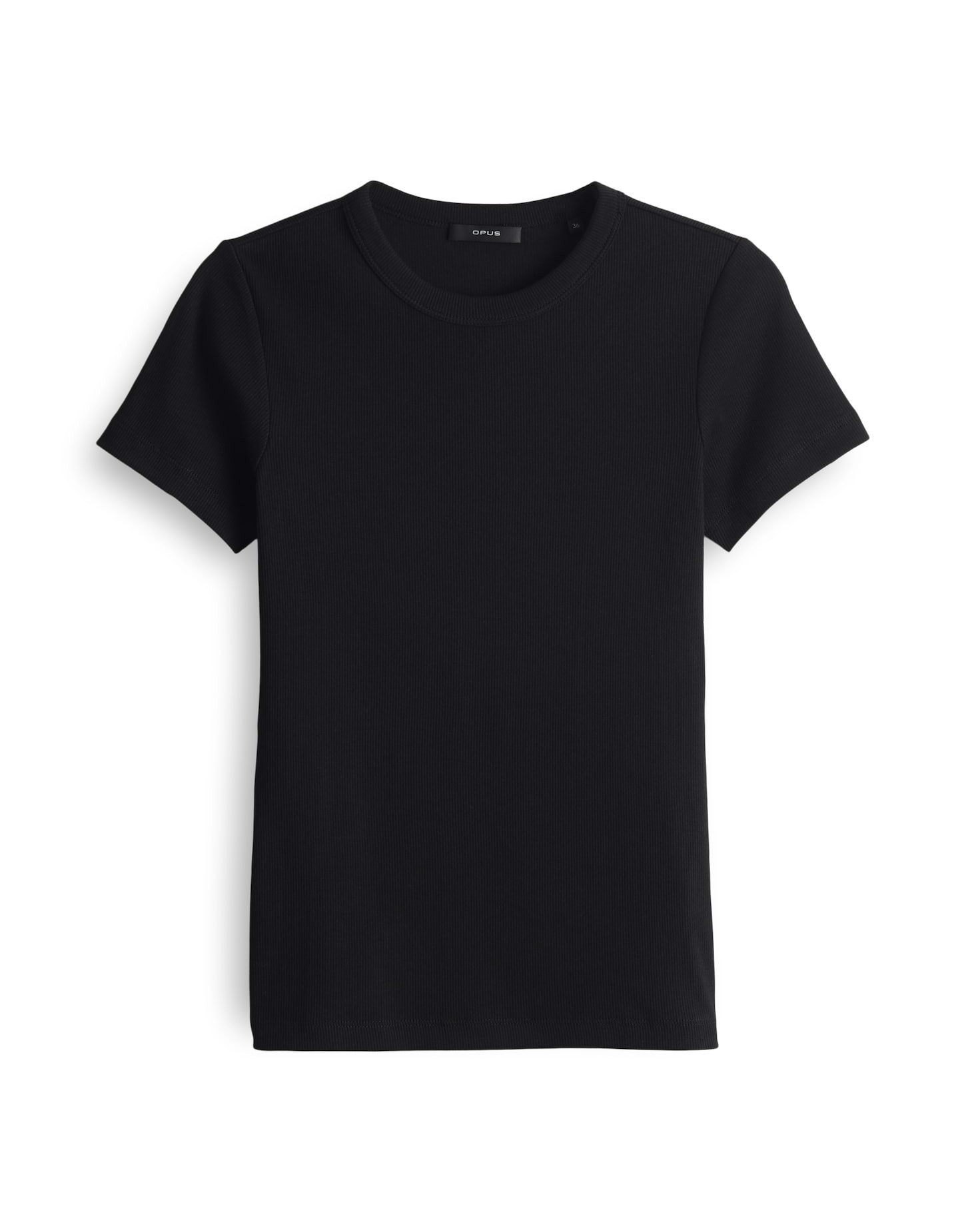 OPUS T-Shirt Feines Rippshirt SAMUNA Slim aus BCI Cotton Mix günstig online kaufen