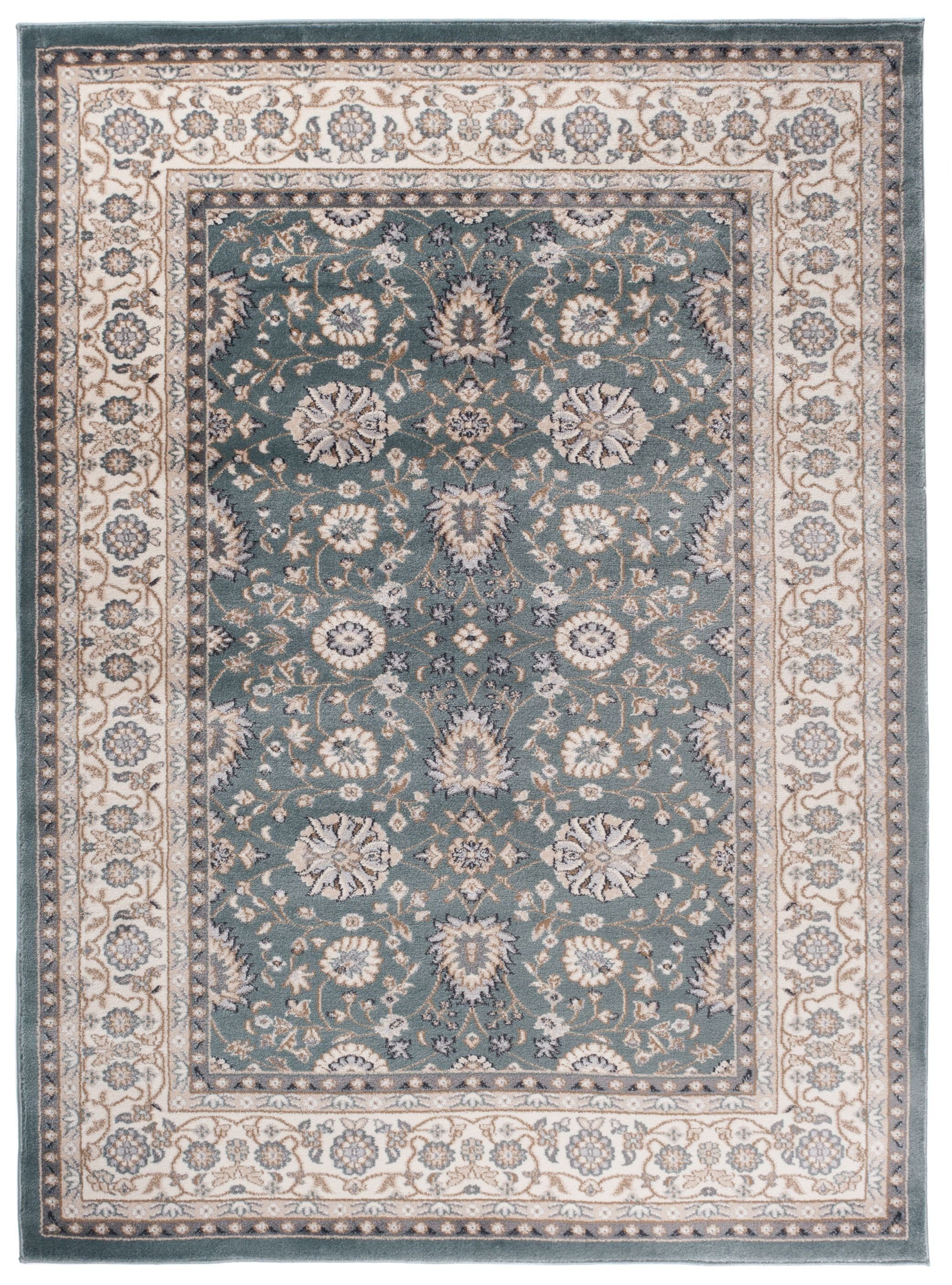 Orientteppich Oriente Traditioneller Blau, Geeignet 120 cm, 170 Teppich x - Teppich Orient Fußbodenheizung, für Wohnzimmerteppich Pflegeleicht, Mazovia