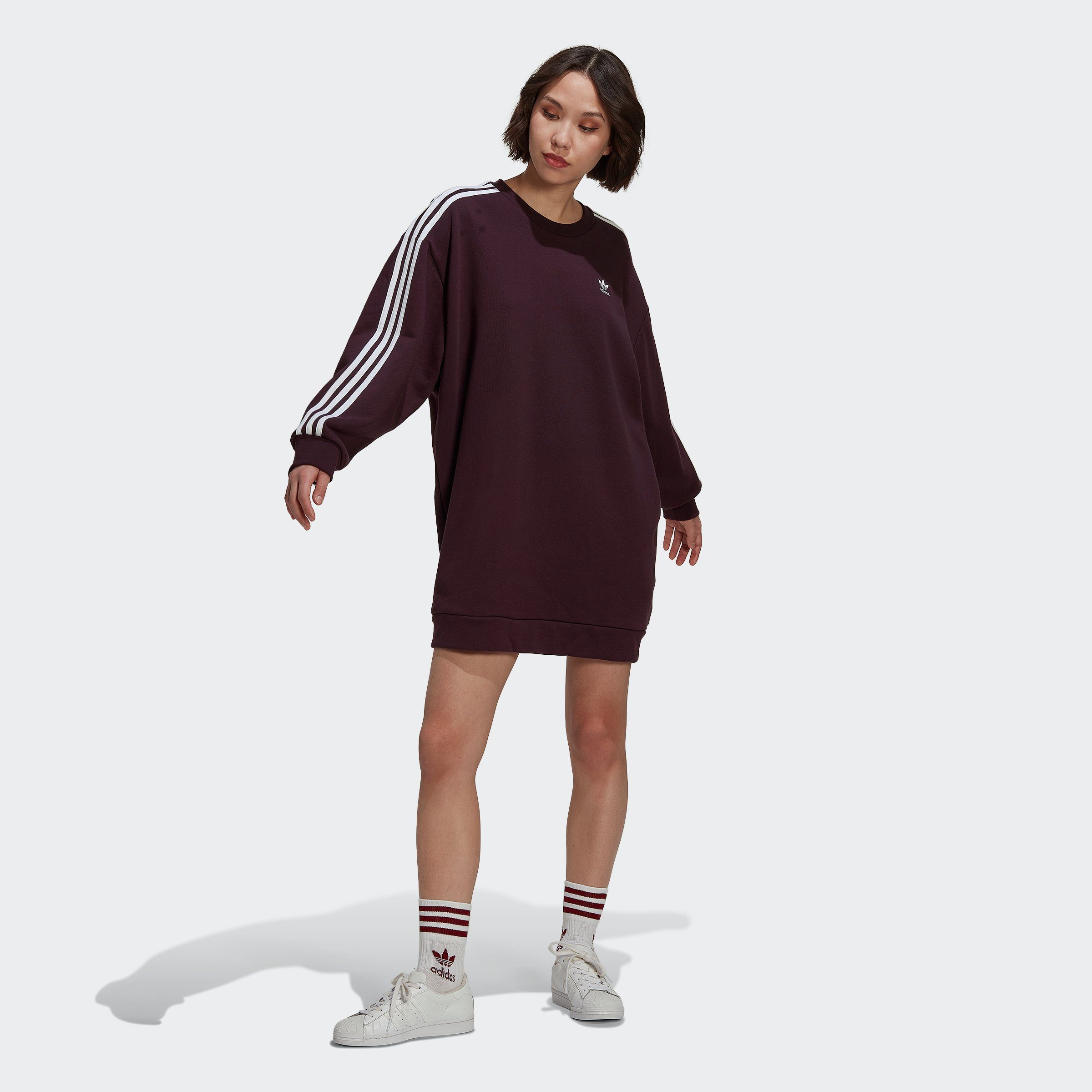 adidas Originals Shirtkleid »ADICOLOR CLASSICS LONG SLEEVE SWEATKLEID«  online kaufen | OTTO