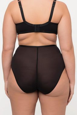 Ulla Popken Miederhose Maxislip Shapewear Spitzeneinsatz Ziersteine