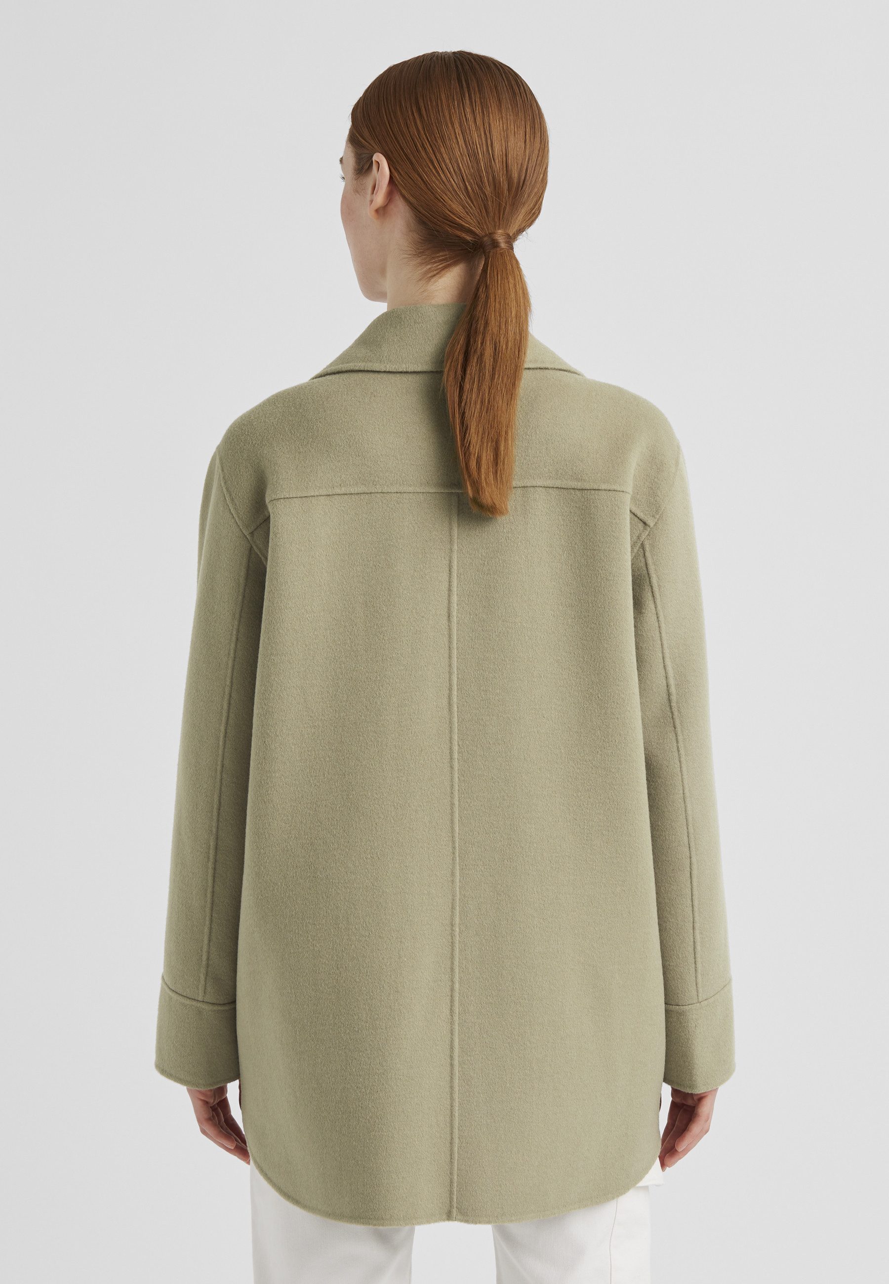 Milestone Hemdjacke MSAnn Damen Overshirt Übergangsjacke klassisch