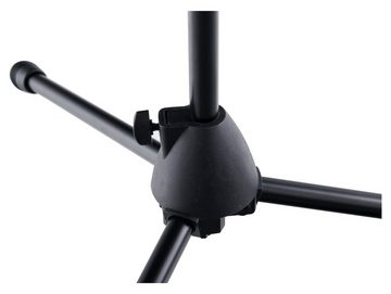 Pronomic Mikrofonständer 5 x MS-116 Mikrofonständer mit Galgen SET (stabiler Dreibein Galgenständer, höhenverstellbar, inkl. Reduziergewinde und Kabelklemmen, schwarz), Galgen in Länge und Neigung verstellbar