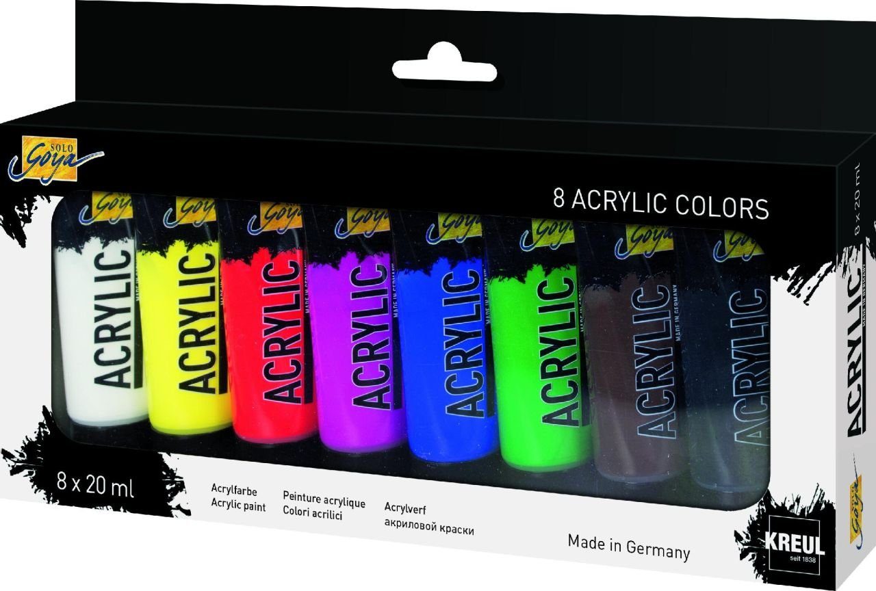 Kreul Acrylfarbe Kreul Acrylfarben Tuben 8 x 20 ml