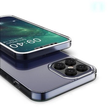 König Design Handyhülle Apple iPhone 12 Pro Max, Apple iPhone 12 Pro Max Handyhülle Ultra Dünn Bumper Backcover Transparent