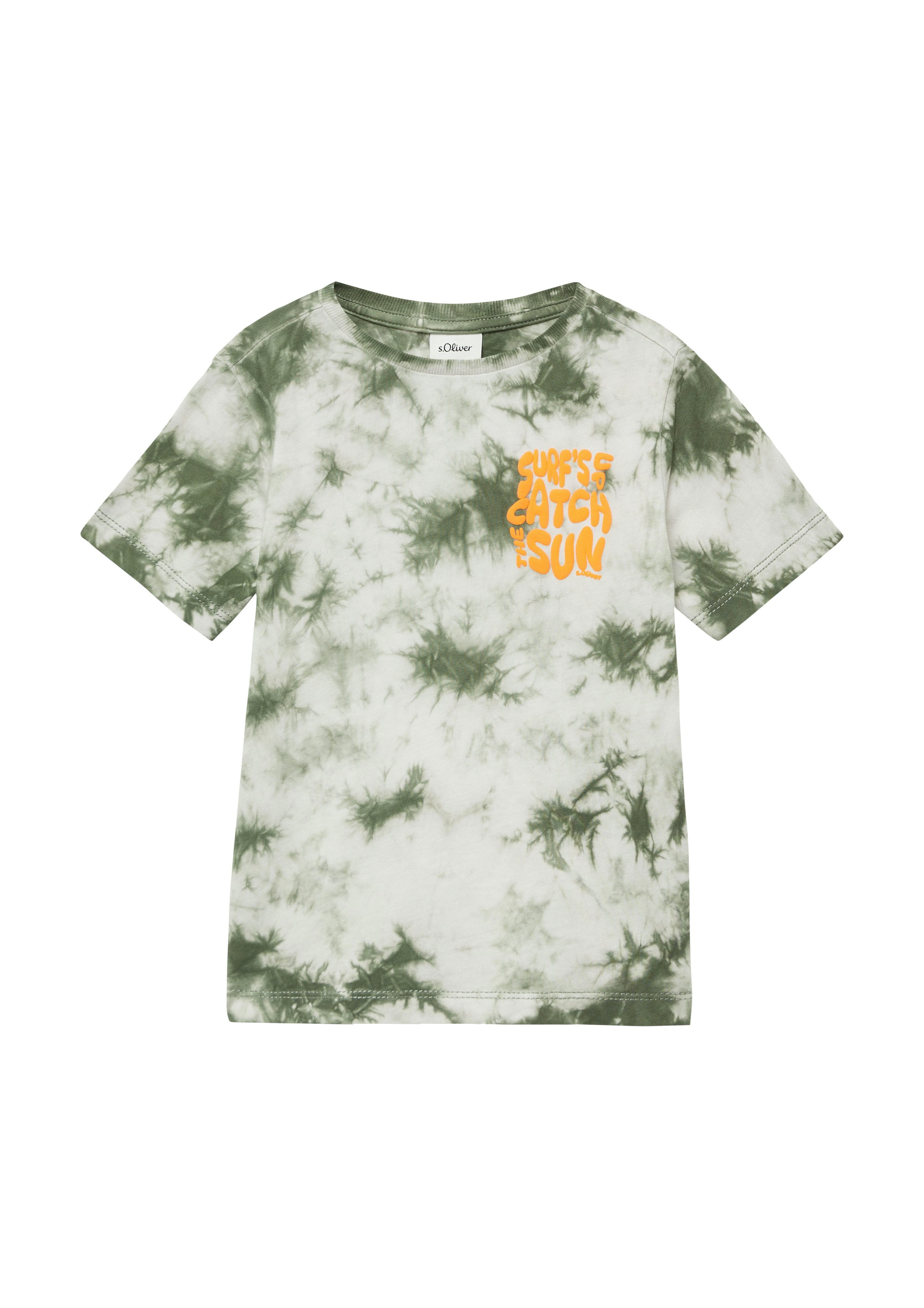 s.Oliver Junior T-Shirt mit Batikmuster