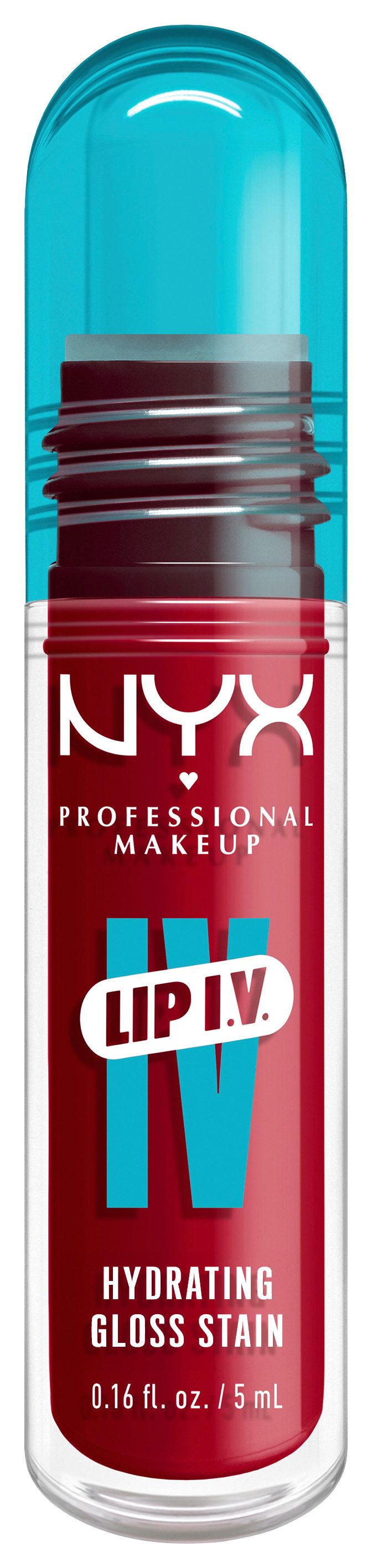 NYX PROFESSIONAL MAKEUP Lipgloss LIP IV GLOSS SERUM, gibt den Lippen einen unwiderstehlichen Wet-Look