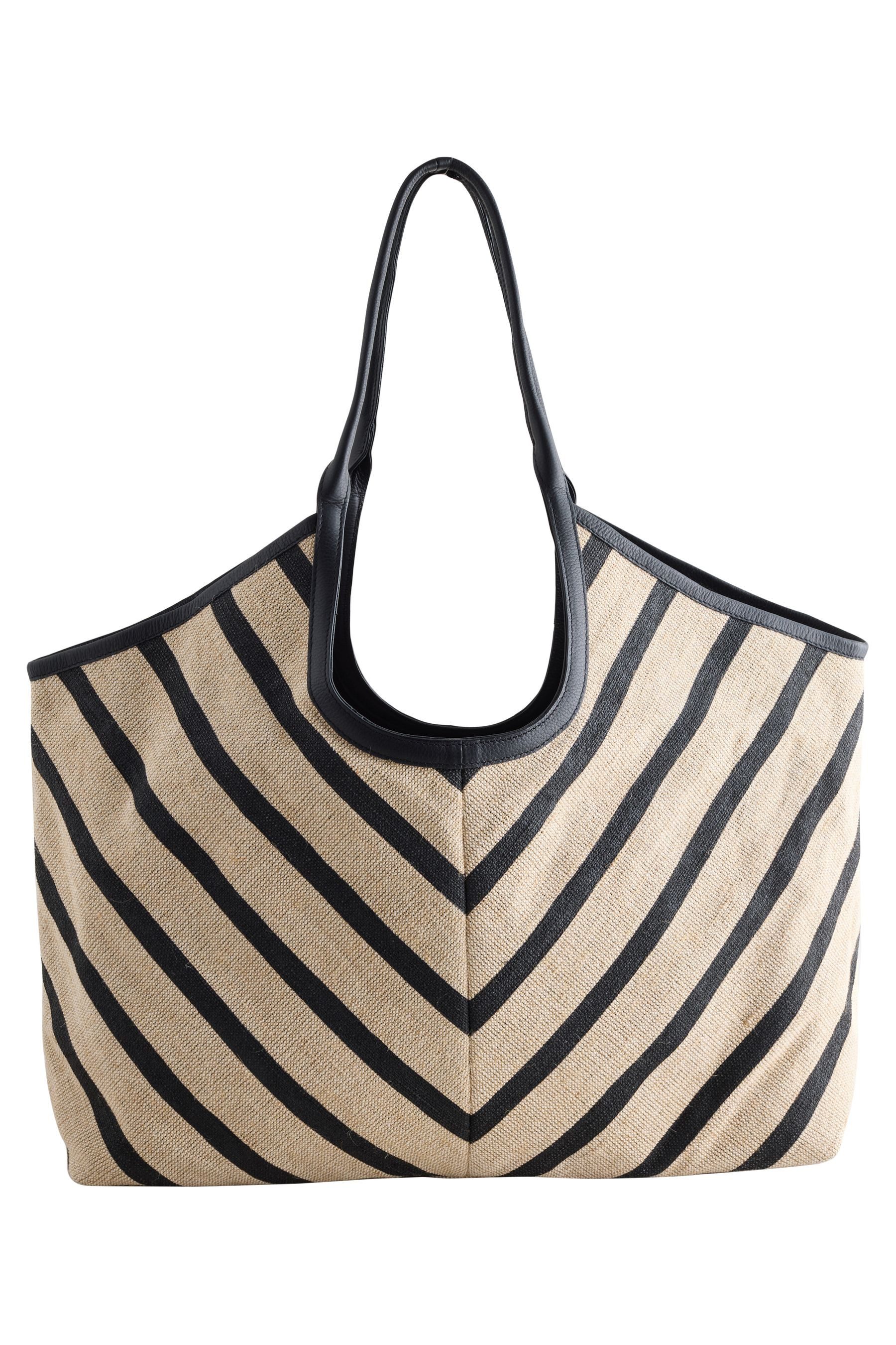 Next Schultertasche Schultertasche in Leinenoptik (1-tlg)