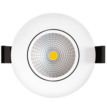 linovum LED Einbaustrahler Deckeneinbaustrahler ATOA 360° schwenkbar IP65, 3-farbmodi, dimmbar, LED-Leuchtmittel fest verbaut, LED-Leuchtmittel fest verbaut
