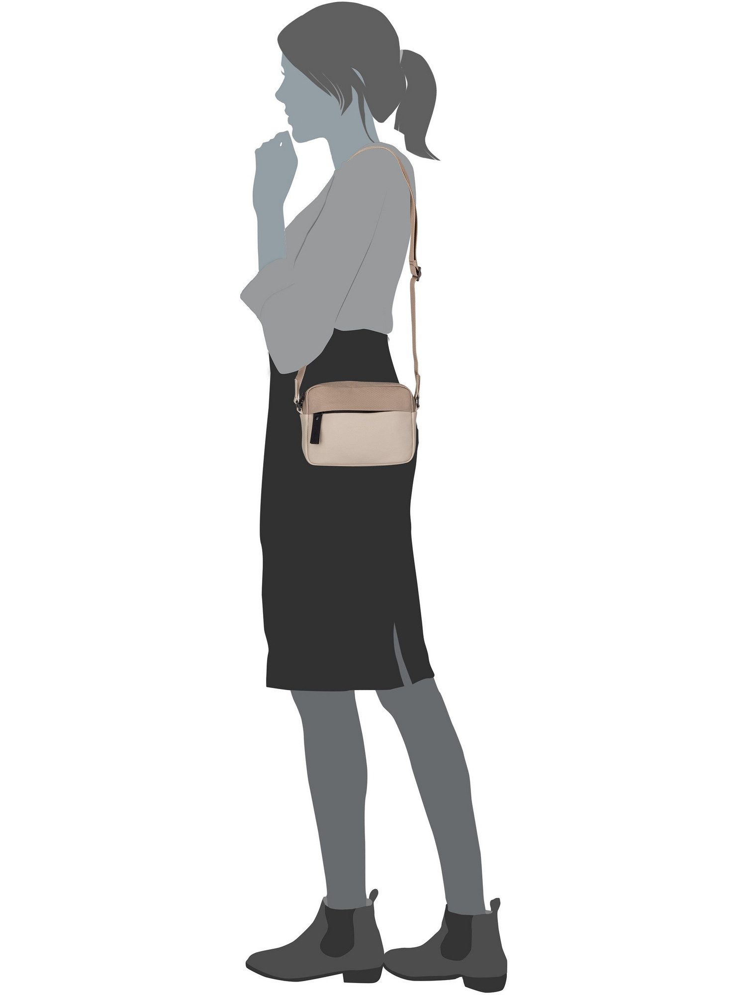 JOOP! Umhängetasche Atessa Pino XSHZ, Crossbody Bag