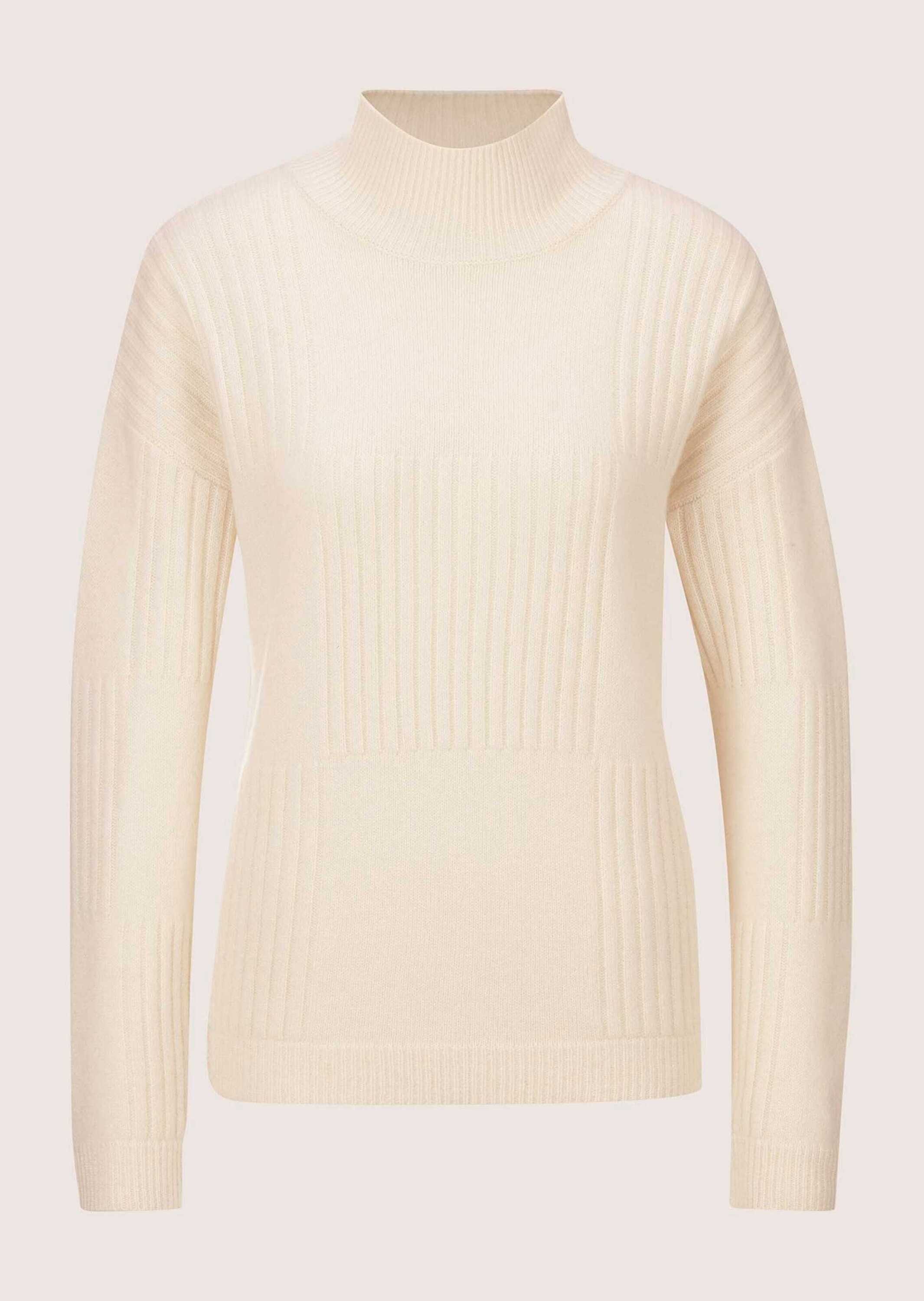 MADELEINE Strickpullover Stehkragen-Pullover aus Schurwolle günstig online kaufen